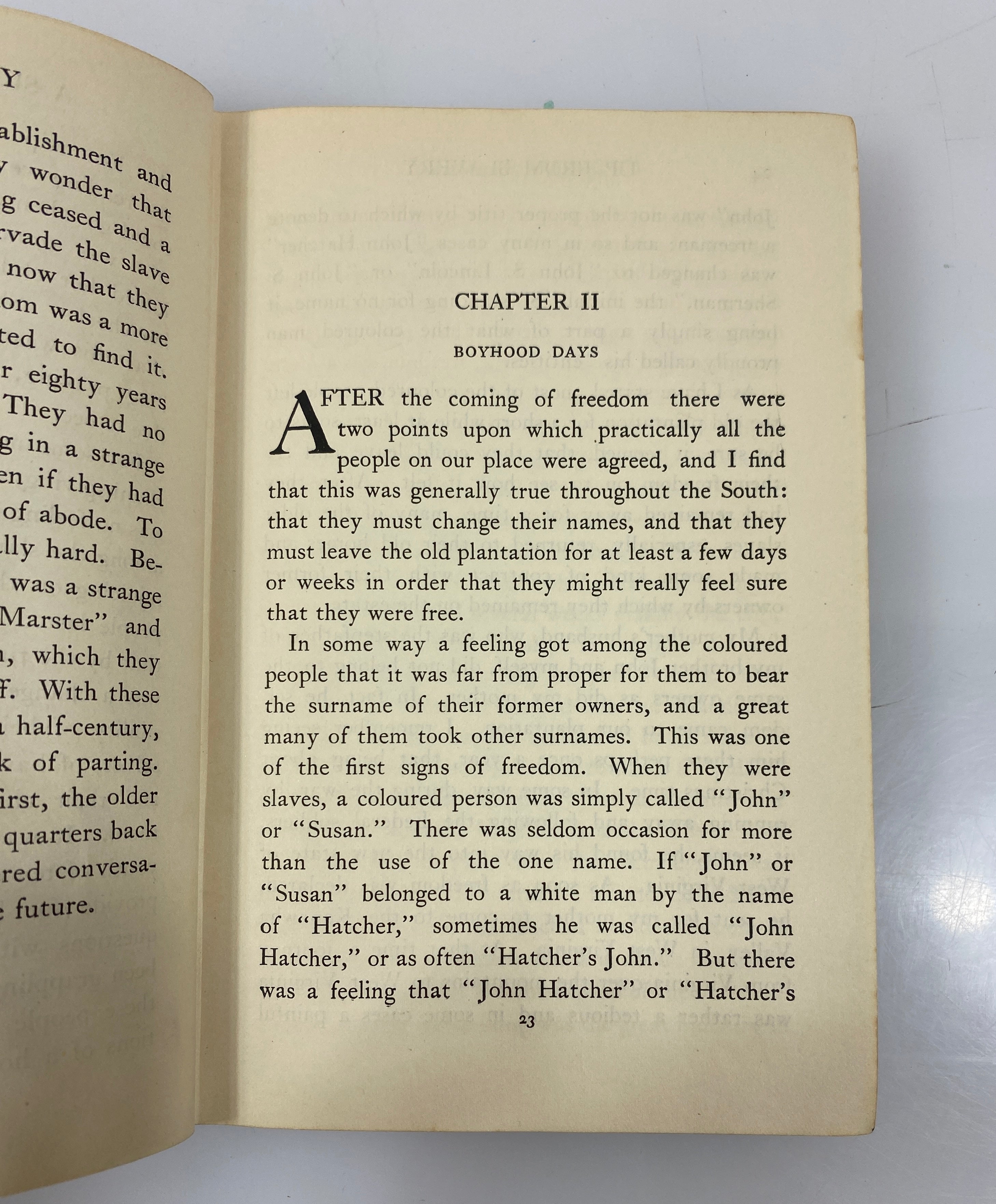 Up from Slavery Booker T. Washington School Edition 1901 HC