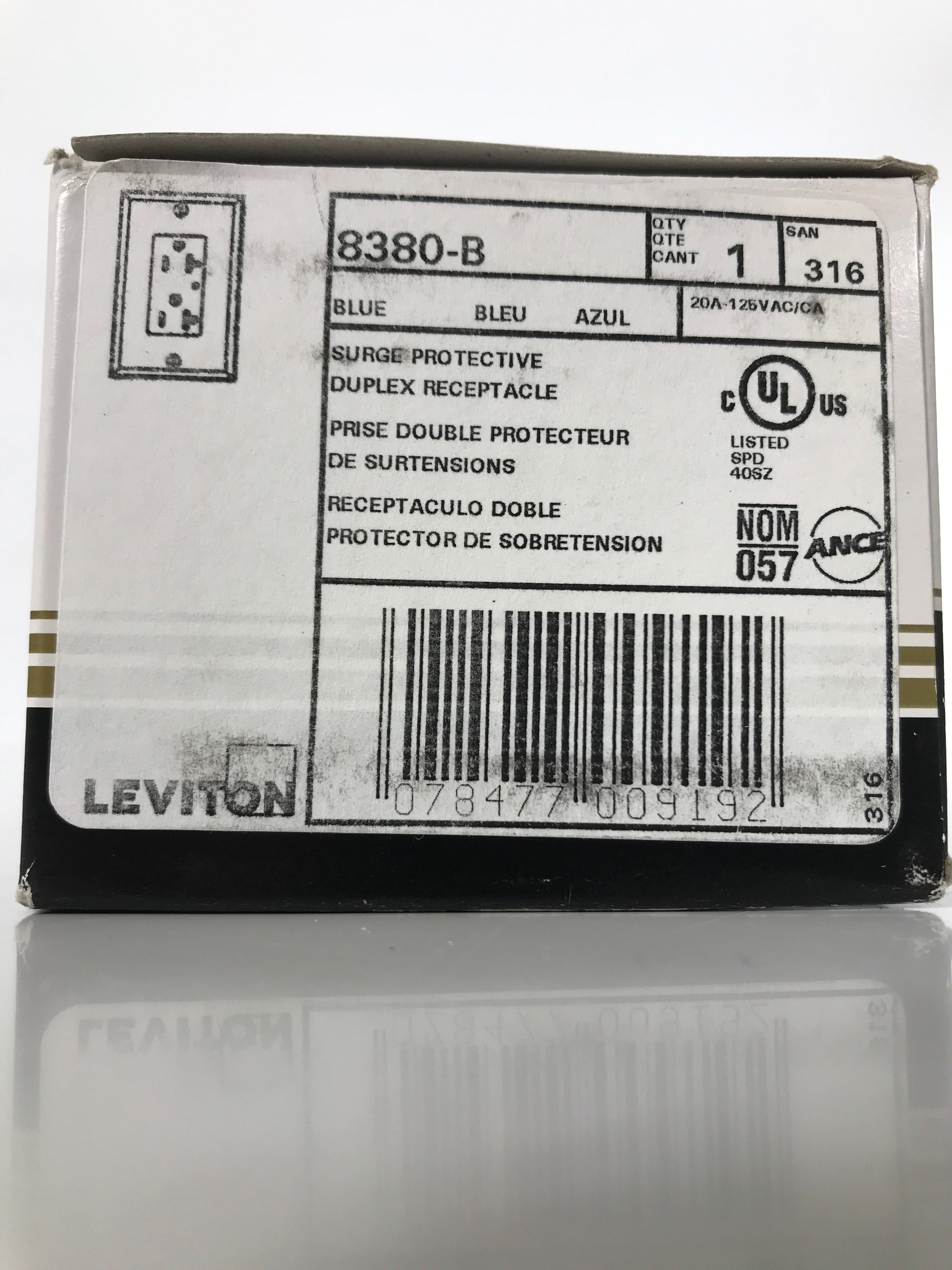 Levtion Surge Protective Duplex Receptacle Outlet *New*