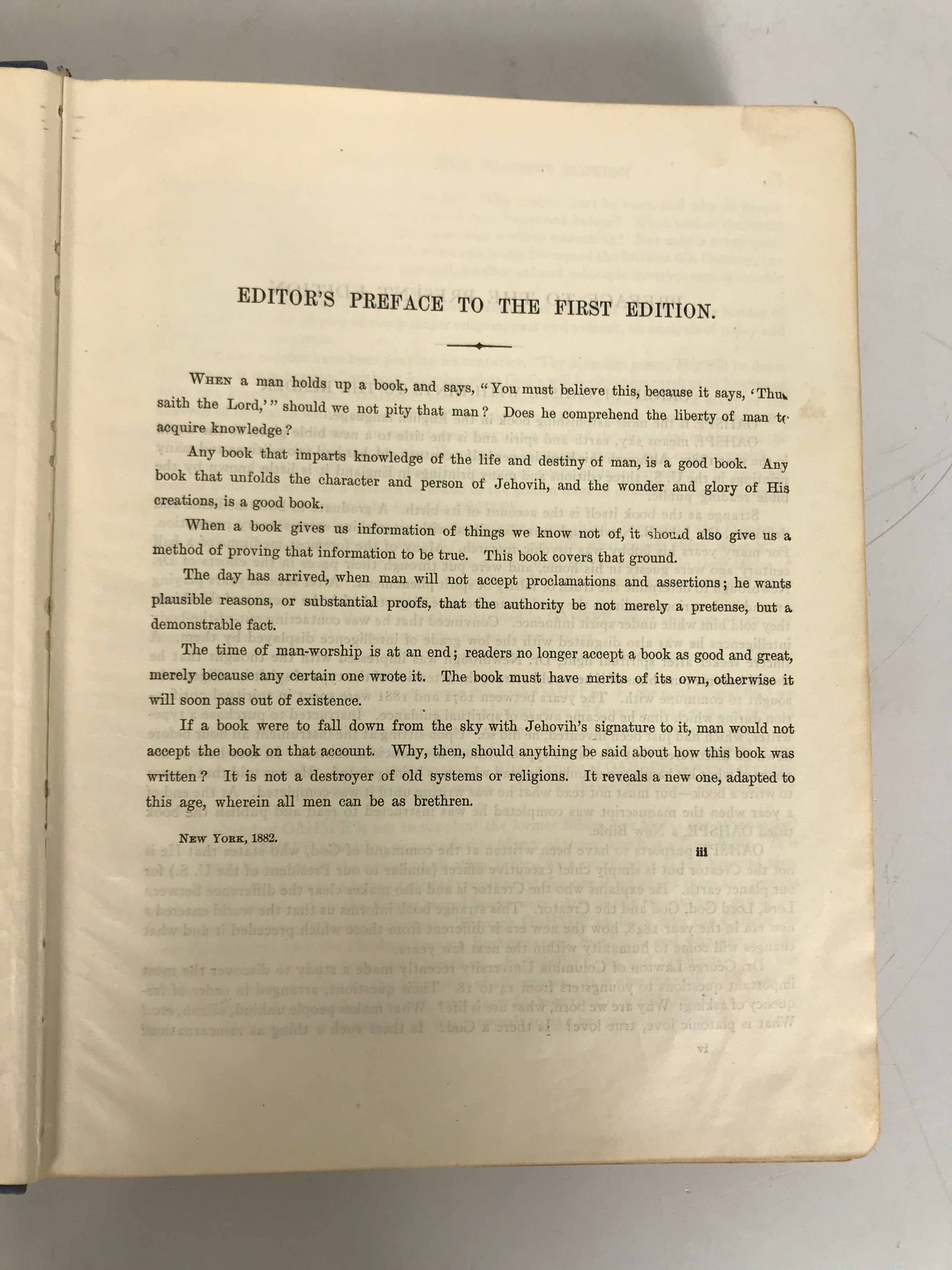 Oahspe A New Bible Words of Jehovih 1942 Newbrough Kosmon Press