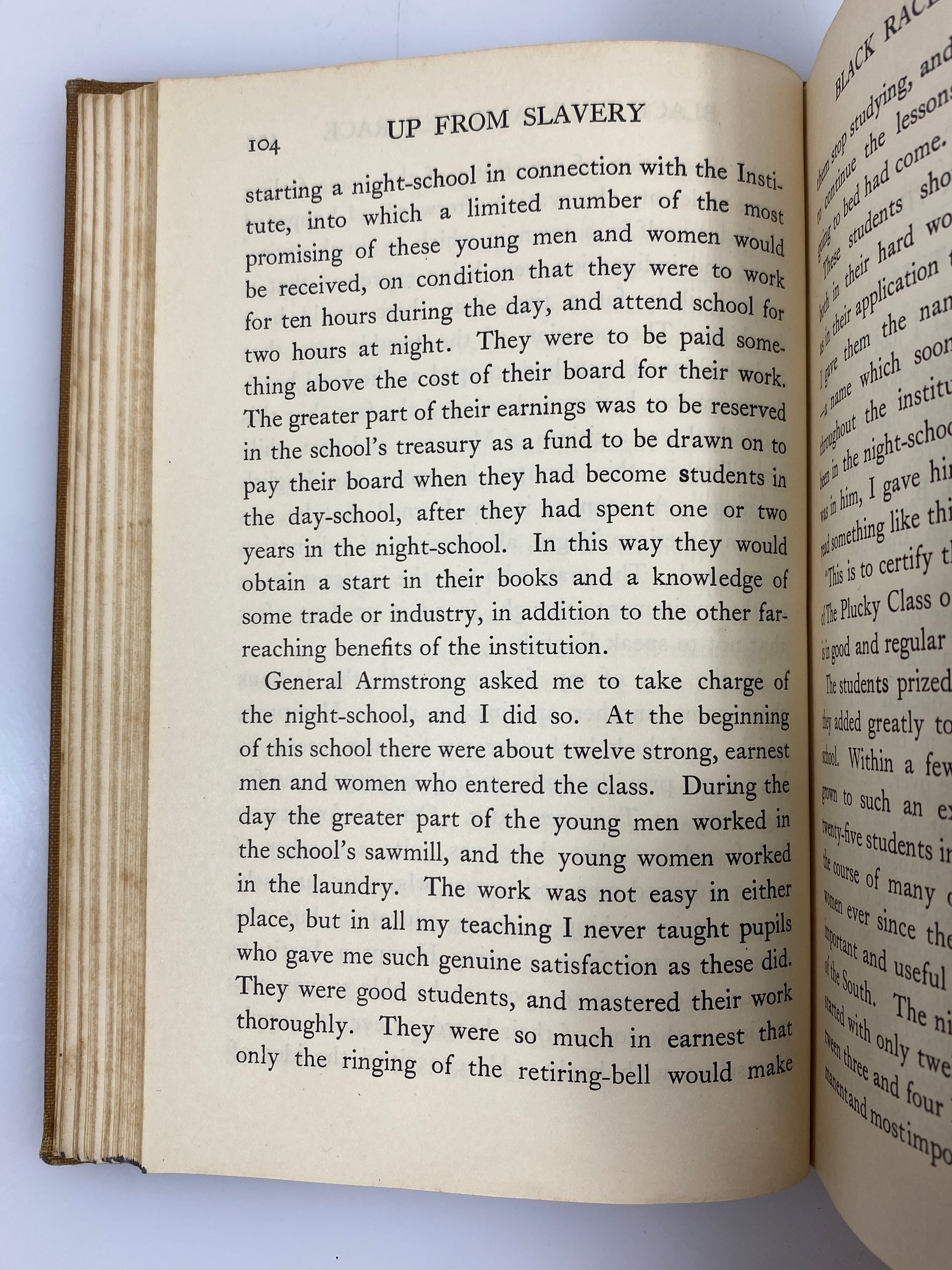 Up from Slavery Booker T. Washington School Edition 1901 HC