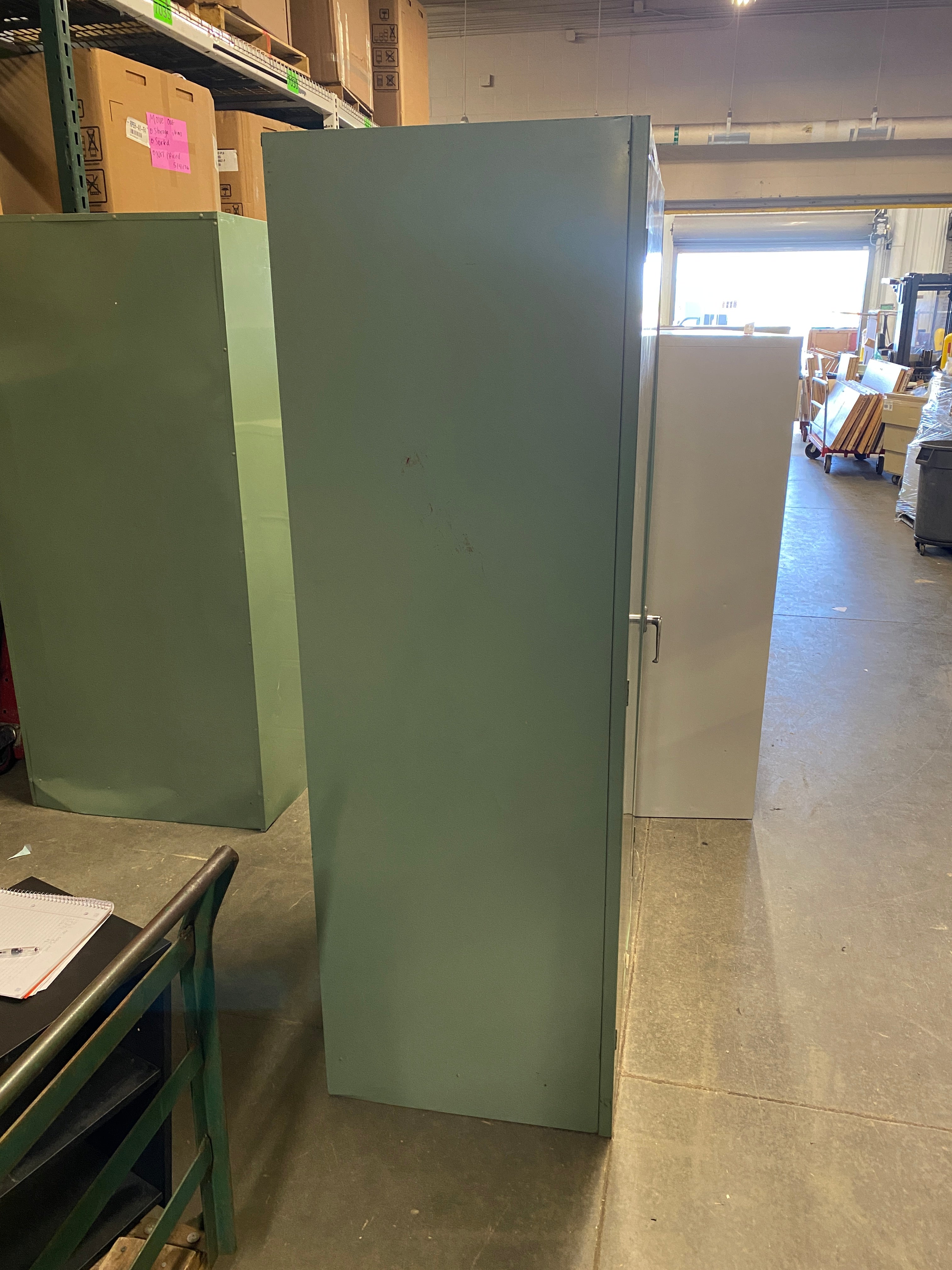 Green 2 Door Metal Cabinet