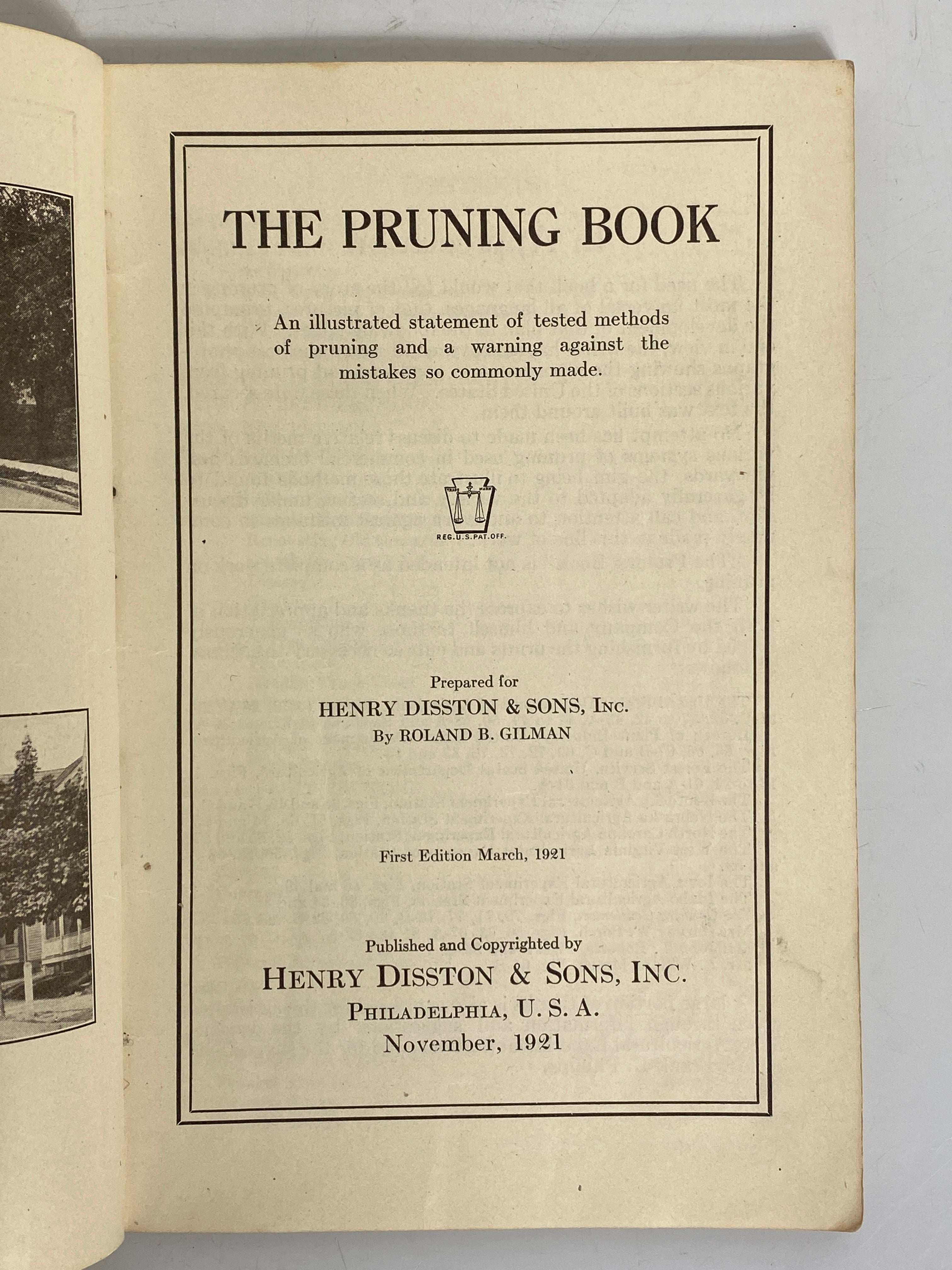 3 Vols: The Pruning Book/Trees & Shrubs of PA/Keys to Woody Plants 1921-60