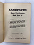 2 Vintage Behr-Manning Guides: How to Sharpen/Sandpaper 1954 SC