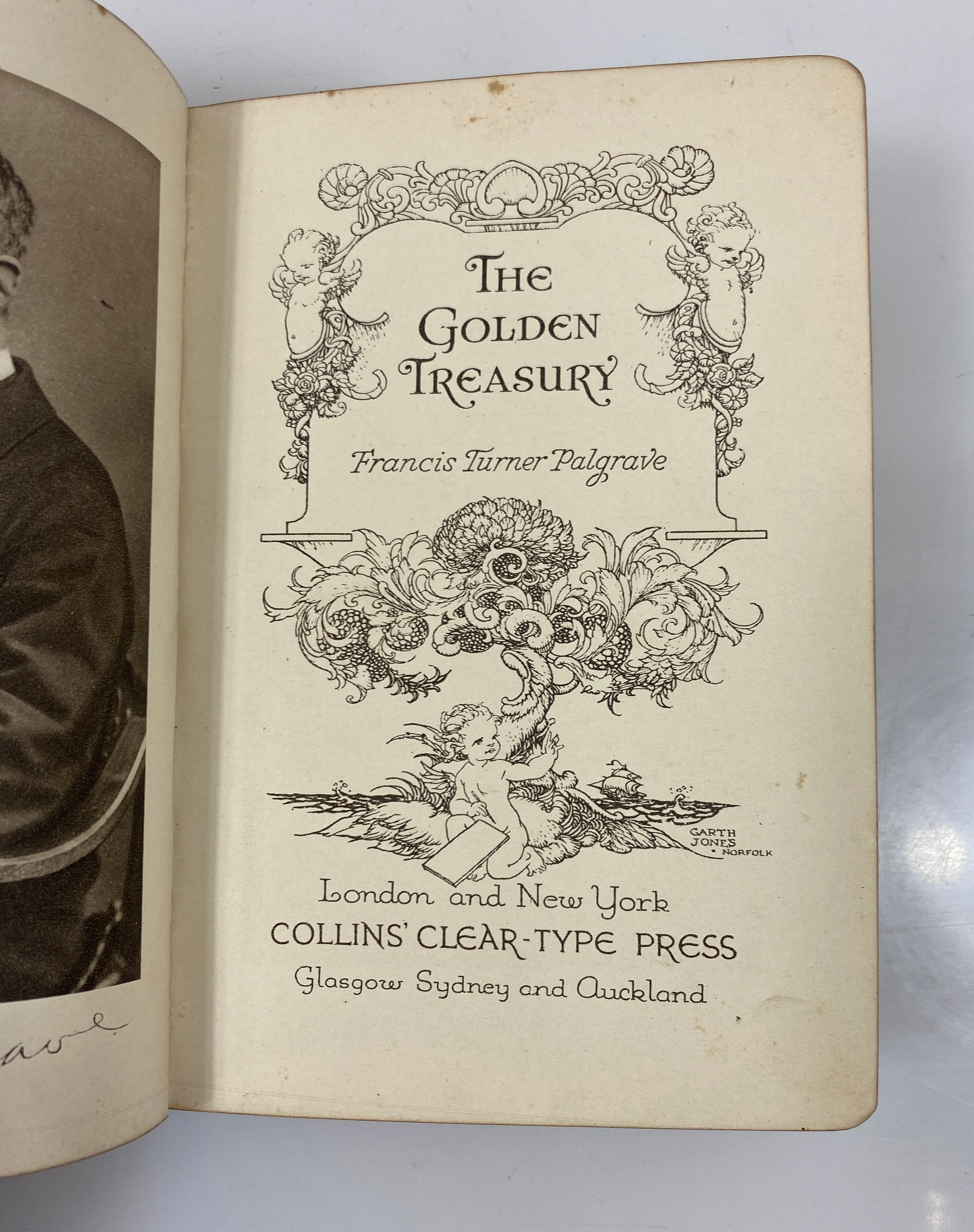 The Golden Treasury by Francis Palgrave Leather Bound