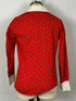 Lady Arrow Vintage Royal Red "Decton" Full Sleeve Blouse Women's Size Unknown