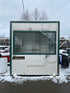 Green and White Shed