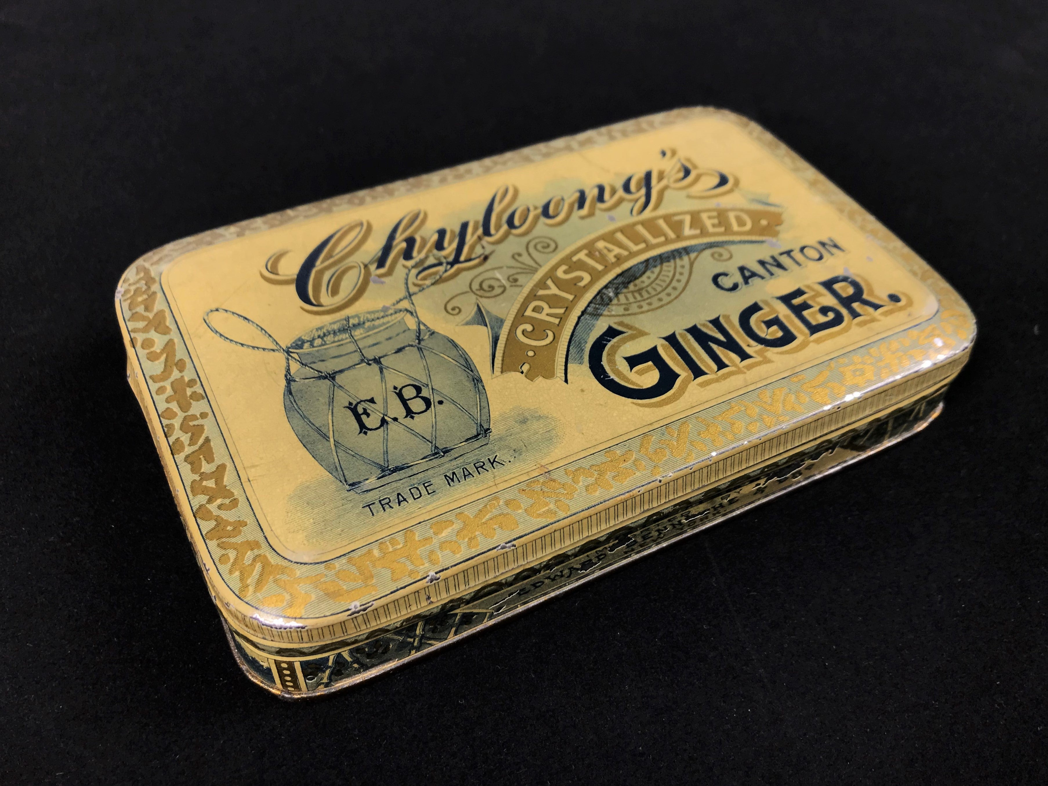 Vintage Chyloong's Crystallized Canton Ginger Tin