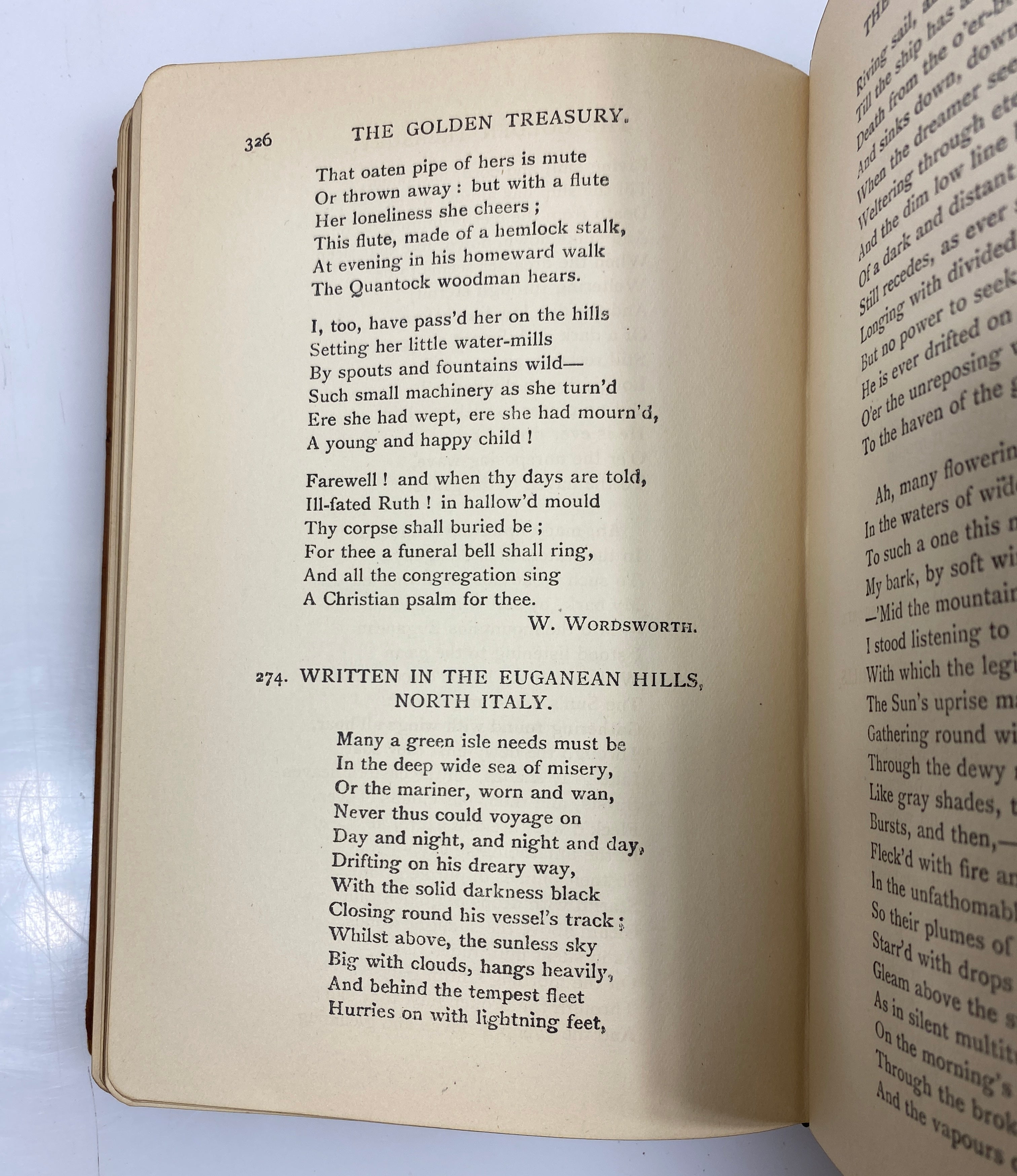 The Golden Treasury by Francis Palgrave Leather Bound