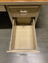 Oak Wood Desktop Metal Executive Desk