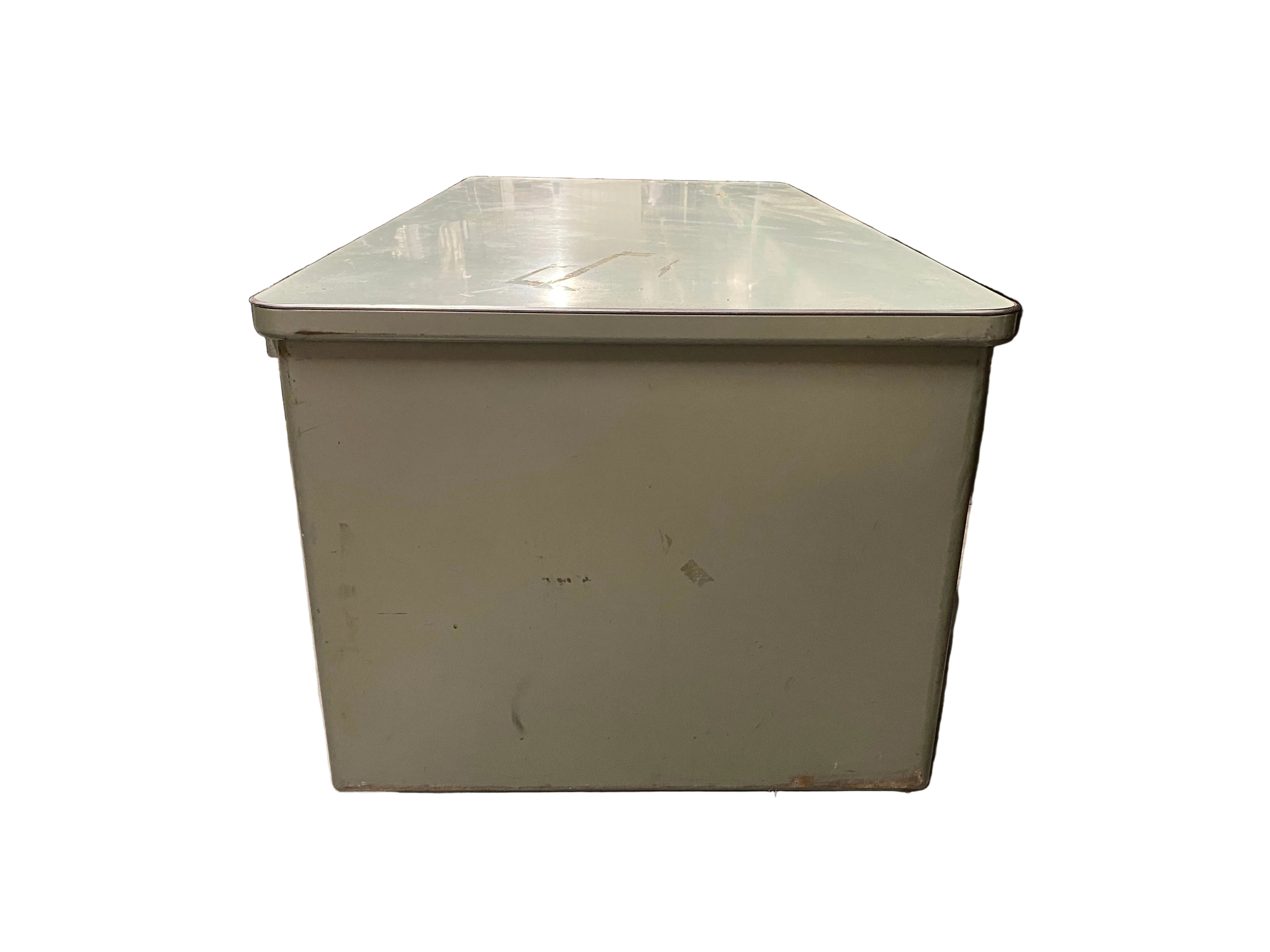 Steelcase Aquamarine Metal Executive Desk