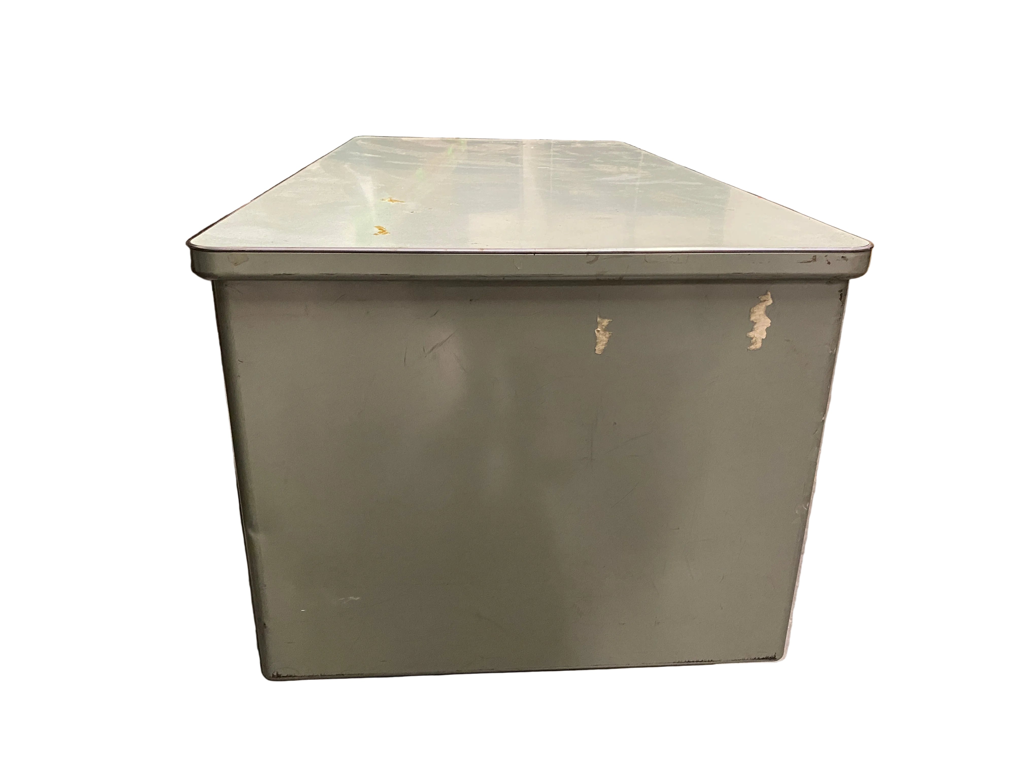 Steelcase Aquamarine Metal Executive Desk