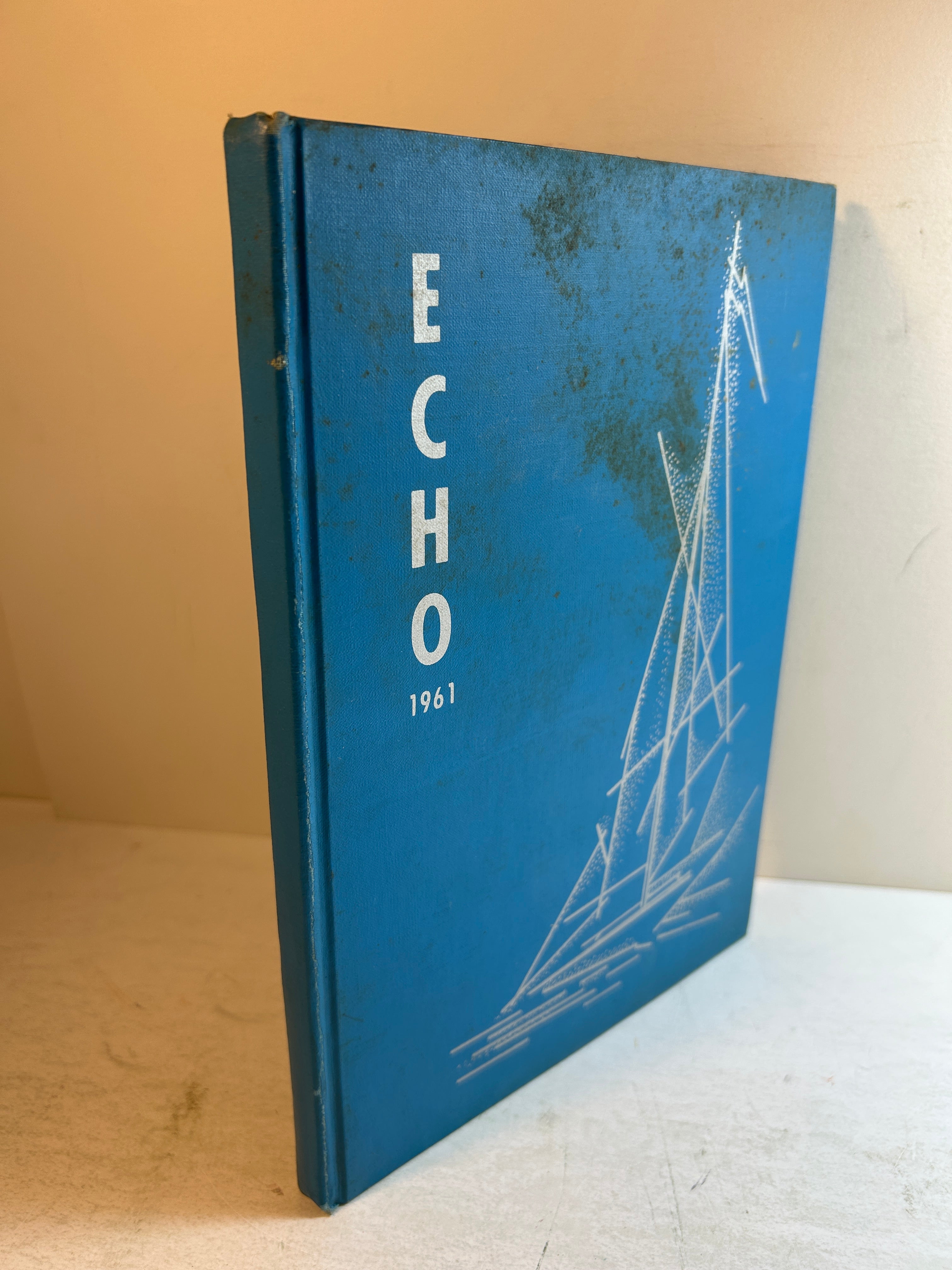 1961 "Echo" Bentley High School Yearbook Flint, MI HC