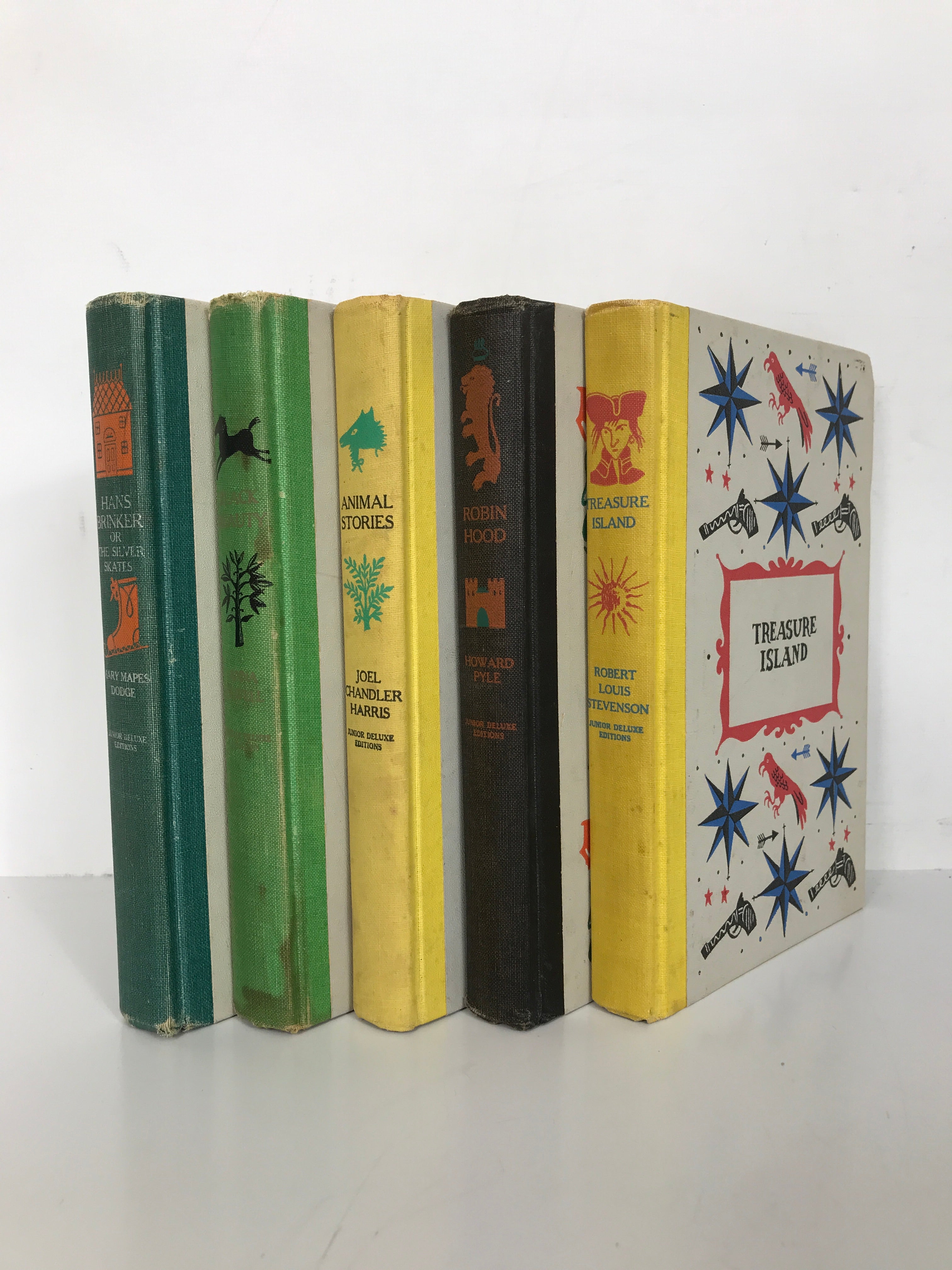 Lot of 5 Vintage Junior Deluxe Editions: c1954 HC