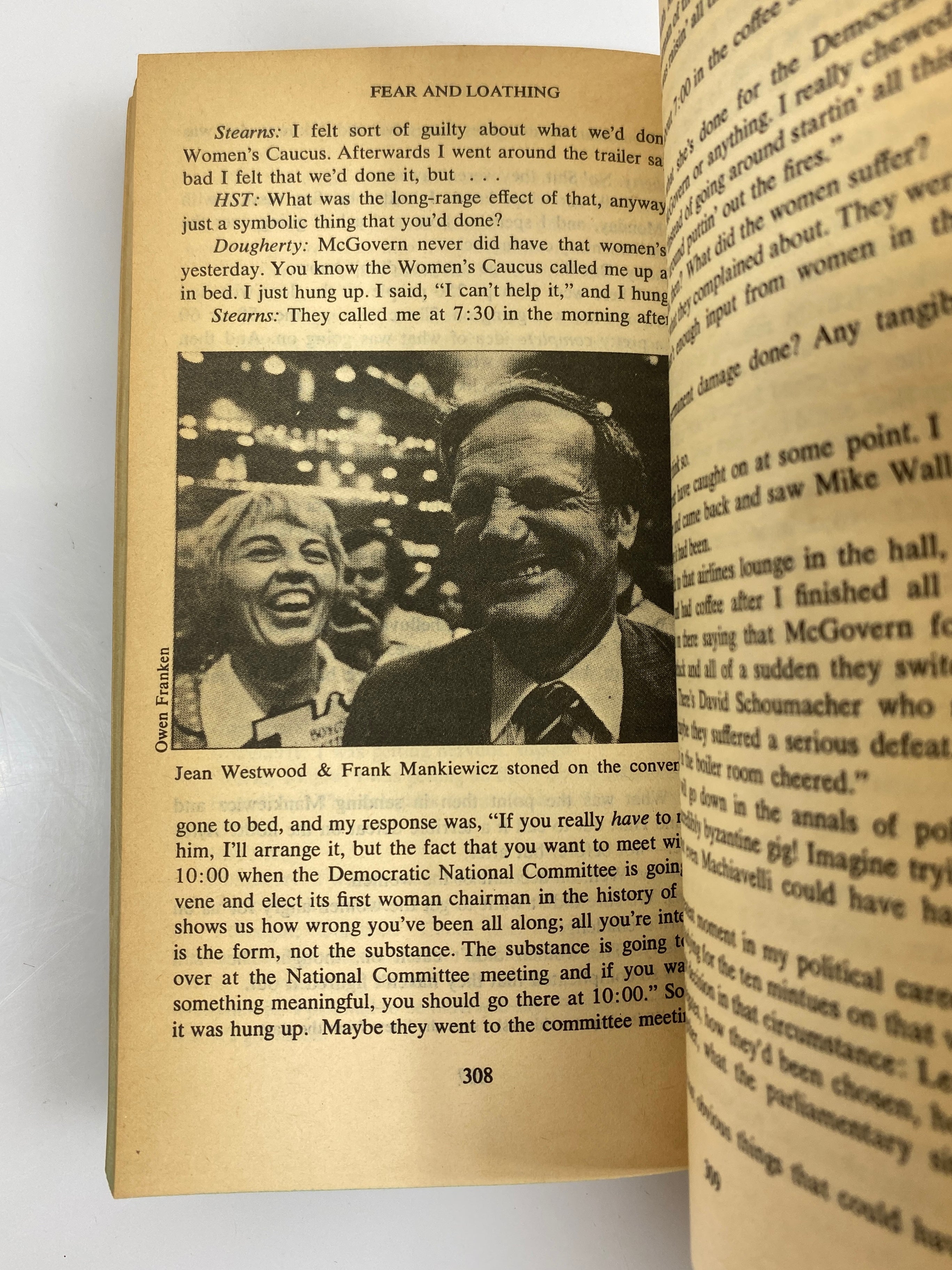 Fear and Loathing: on the Campaign Trail '72 by Thompson 1973 SC