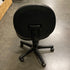 Grey Patterned Upholstered Wheeled Chair
