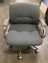 Steelcase Upholstered Grey Rolling Chair