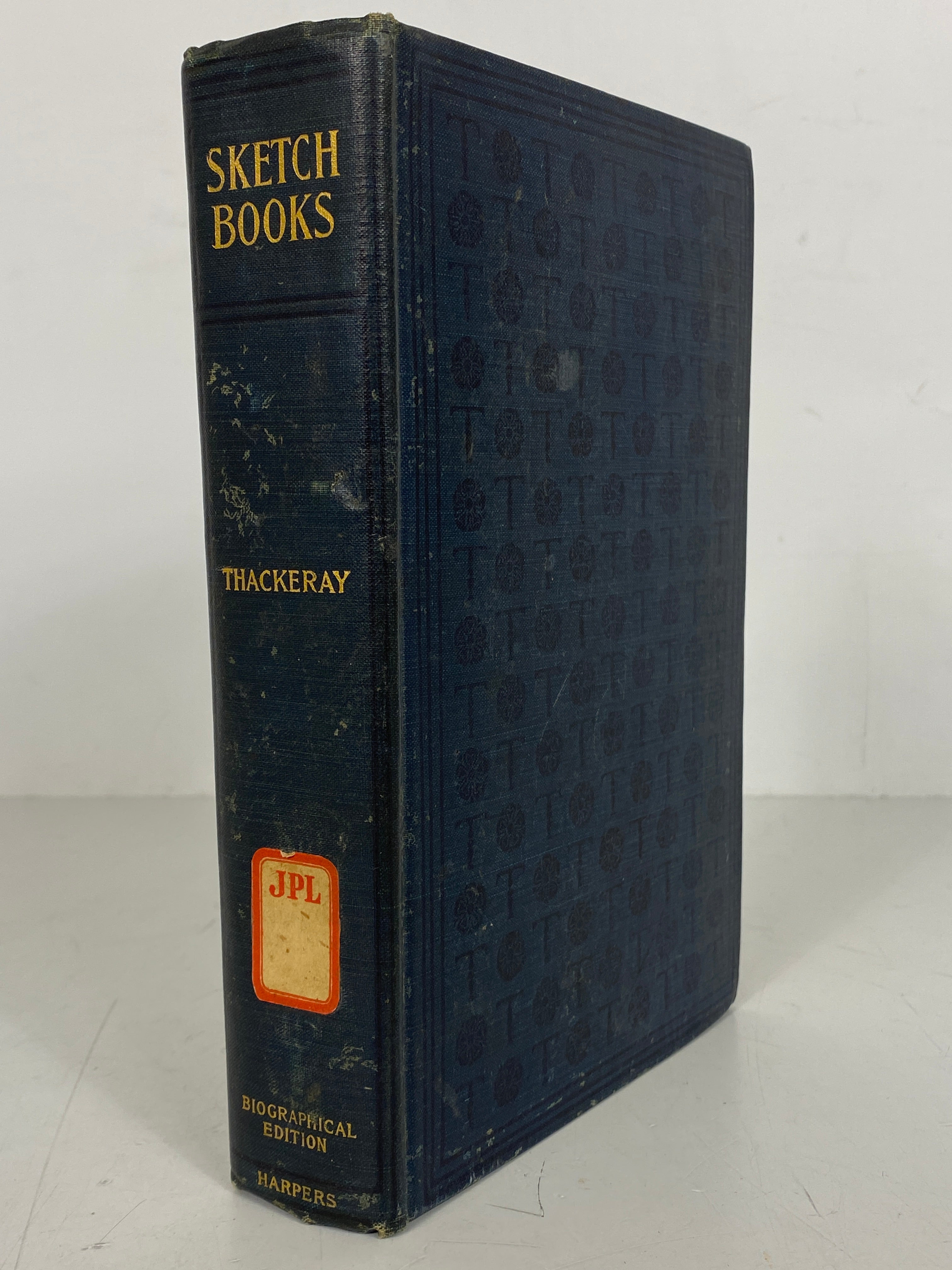 Sketch Books William Makepeace Thackeray 1900 Antique HC