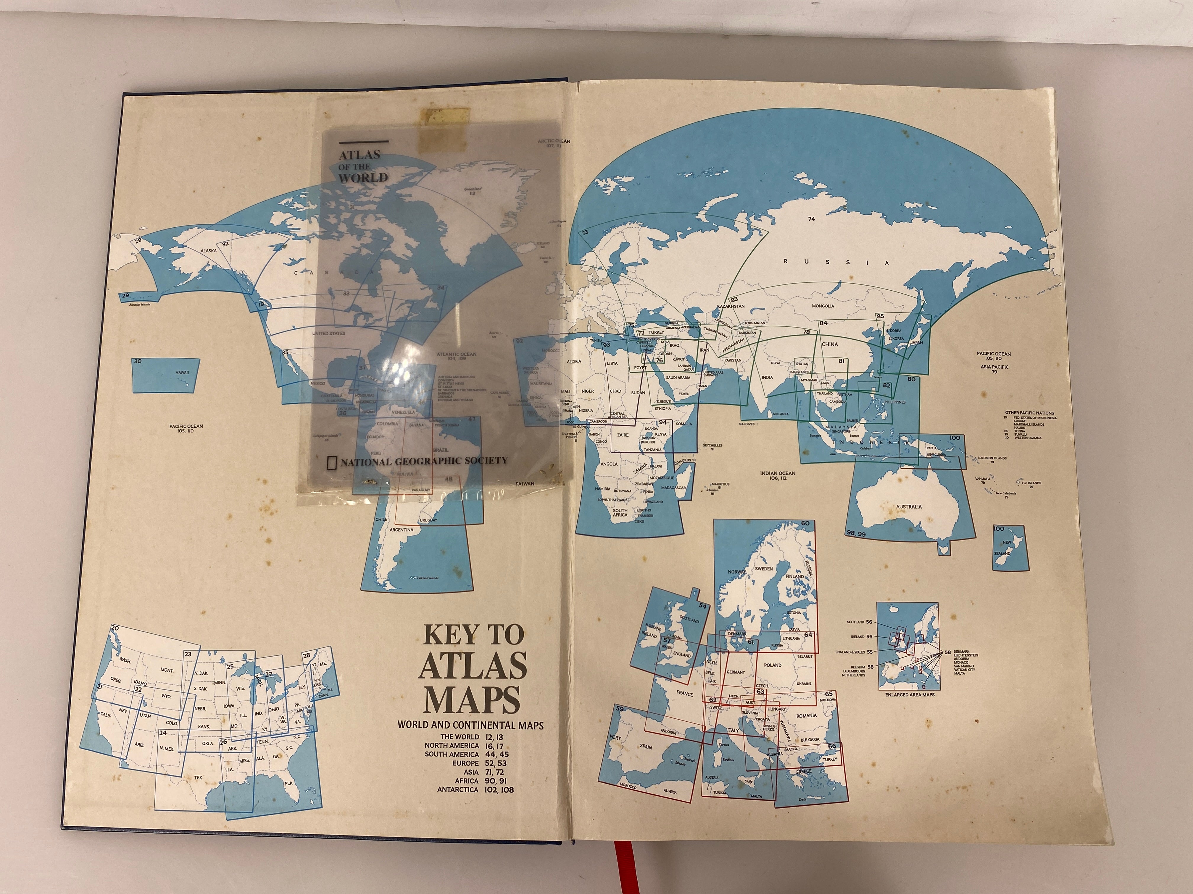 National Geographic Atlas of the World 6th Ed. 1992 HC