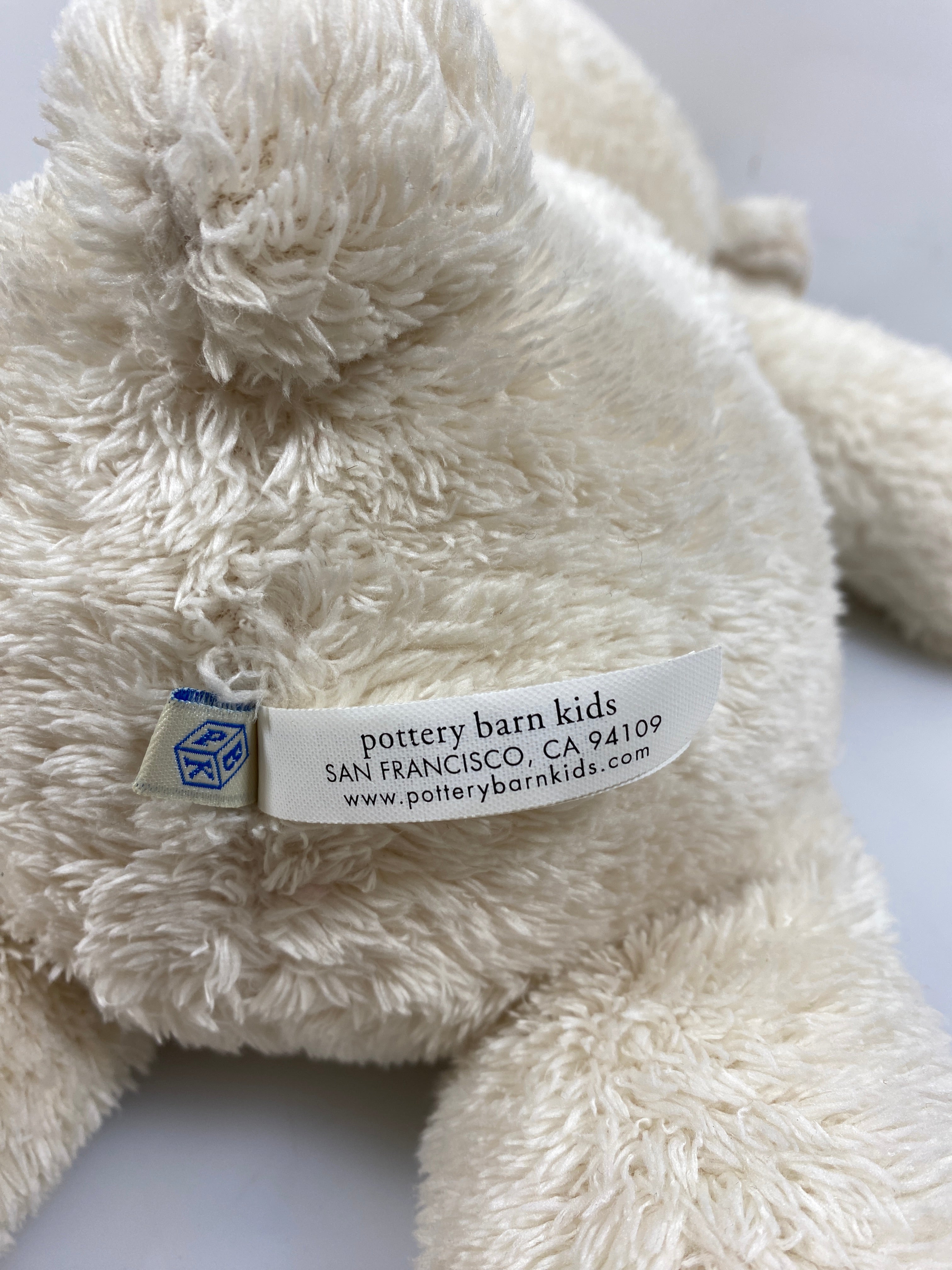 Pottery Barn Kids White Lamb Plush