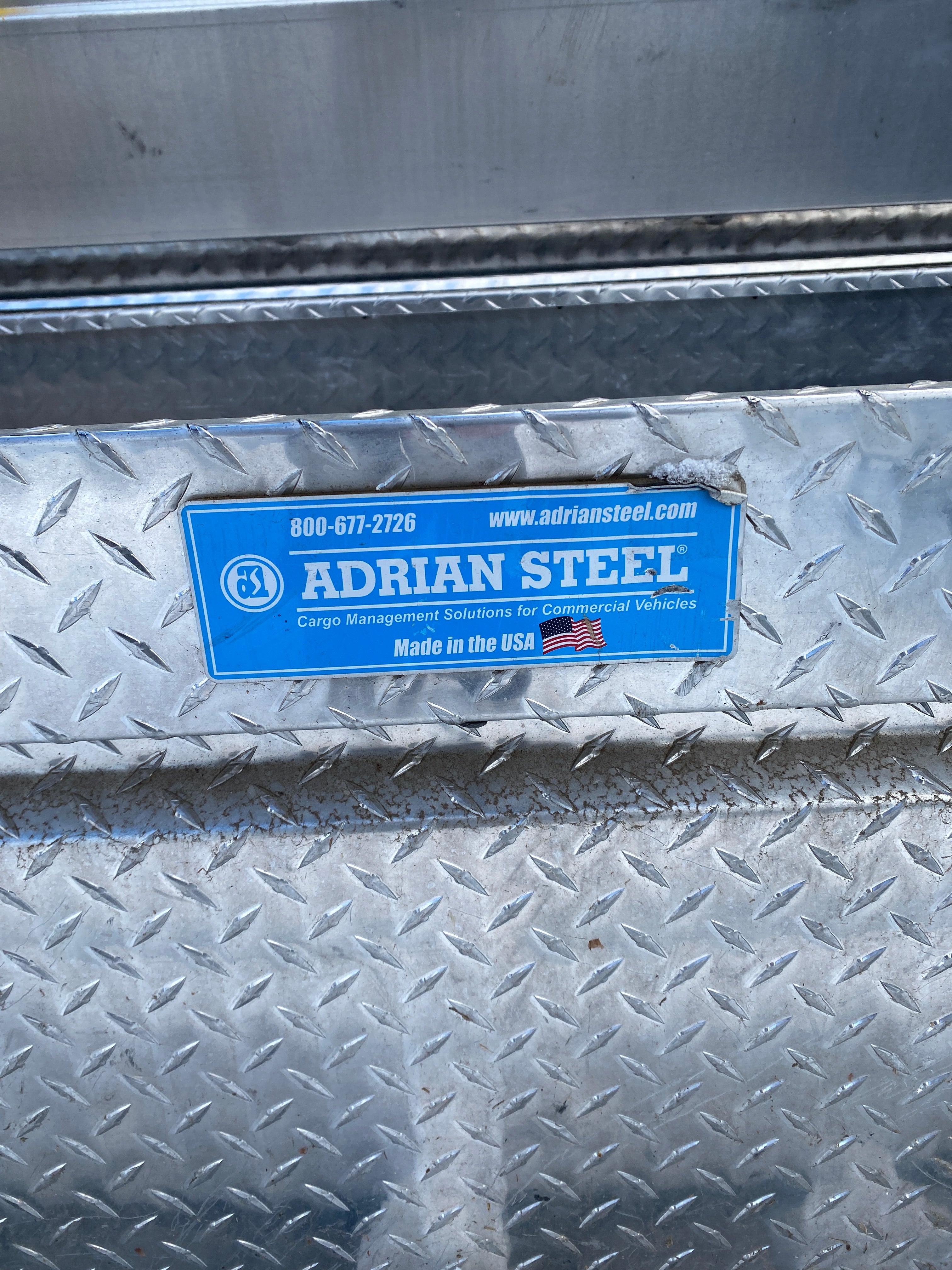 Adrian Steel Stainless Steel Truck Tool Box