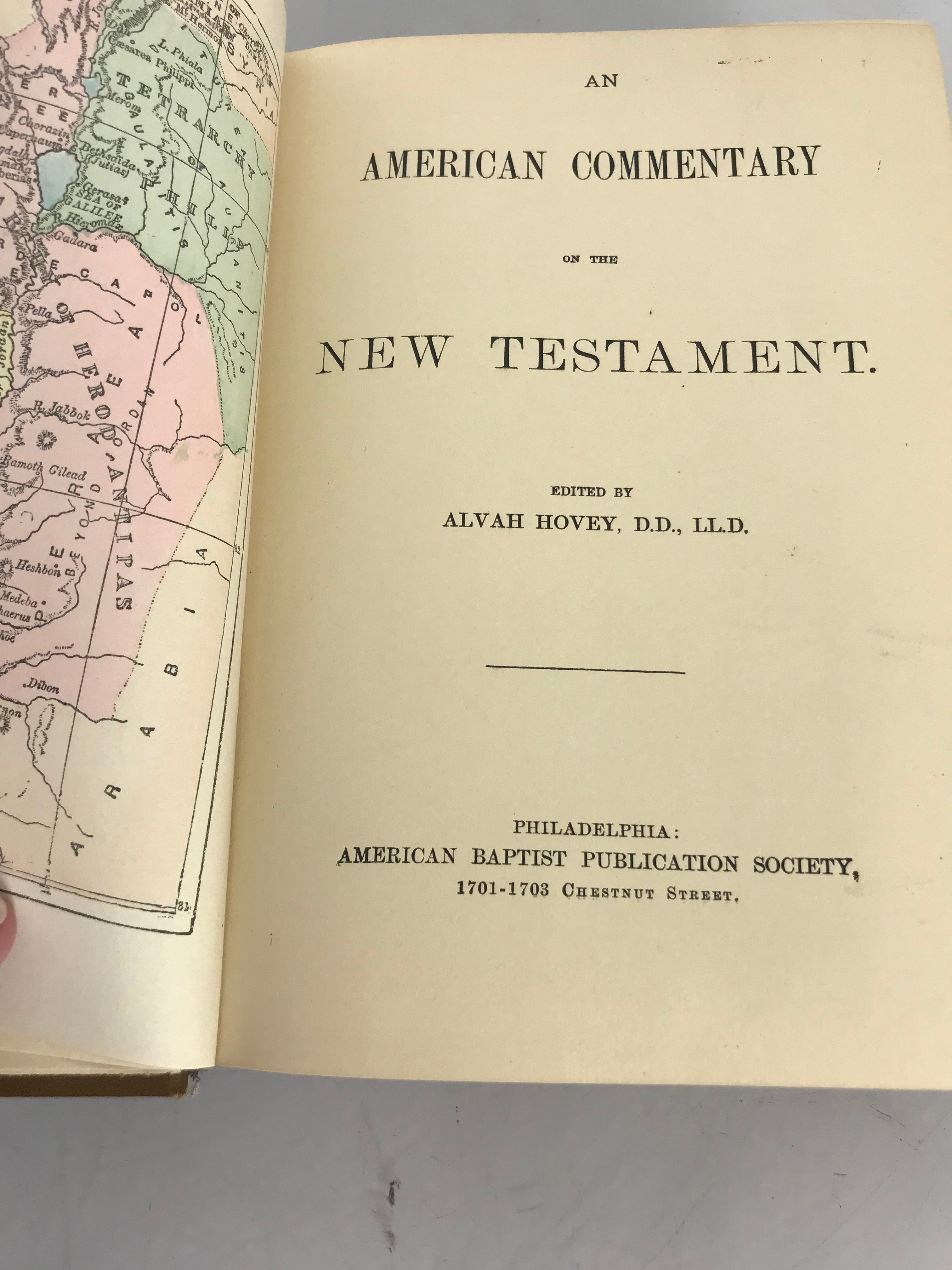 An American Commentary on the New Testament: Matthew by John Broadus 1886 HC
