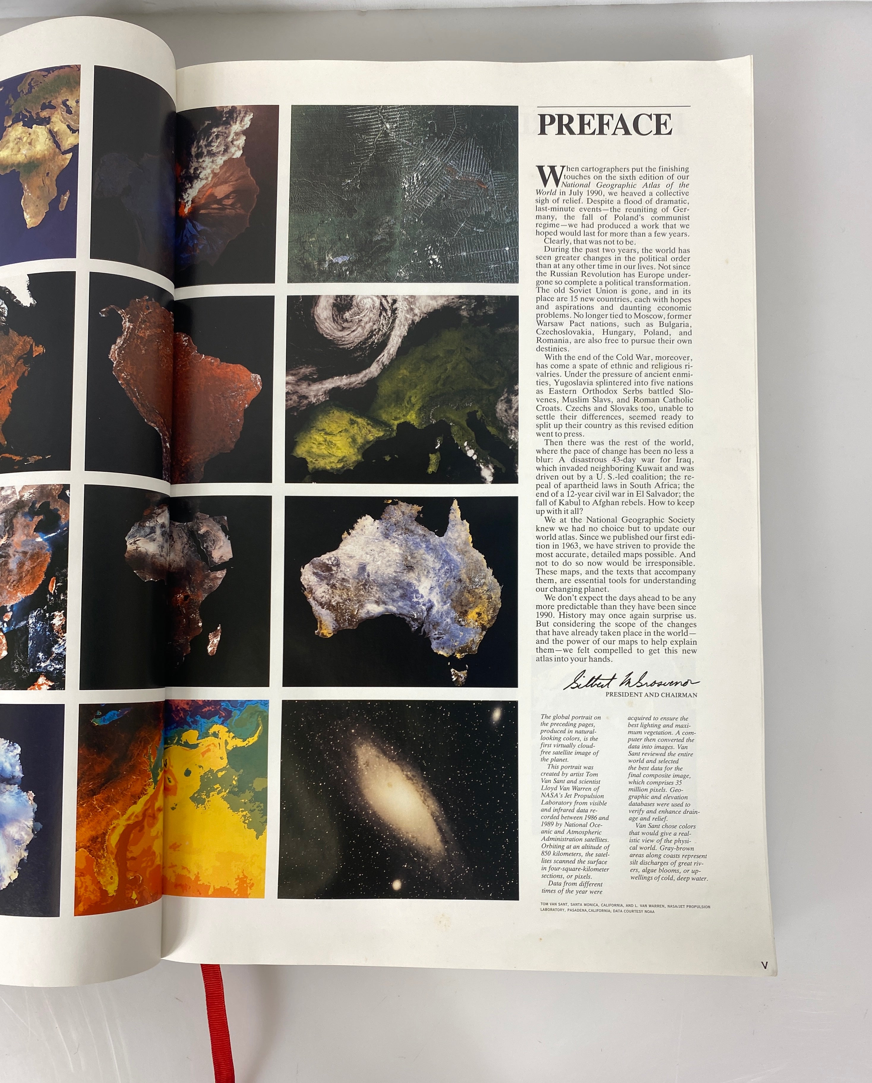 National Geographic Atlas of the World 6th Ed. 1992 HC