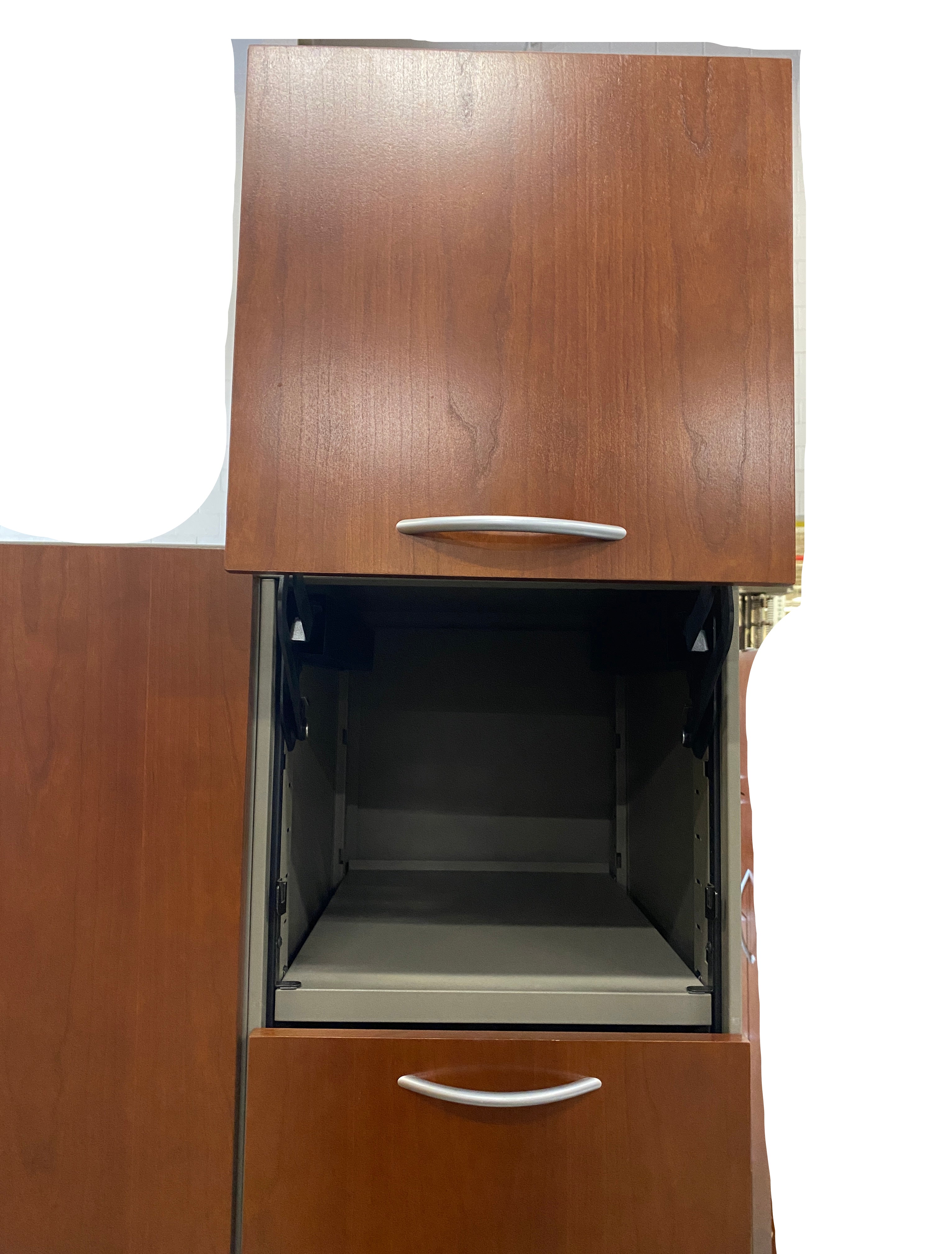 Steelcase # RVD24245LCP Left Side Closet Wood Facade Cabinet With Drawers