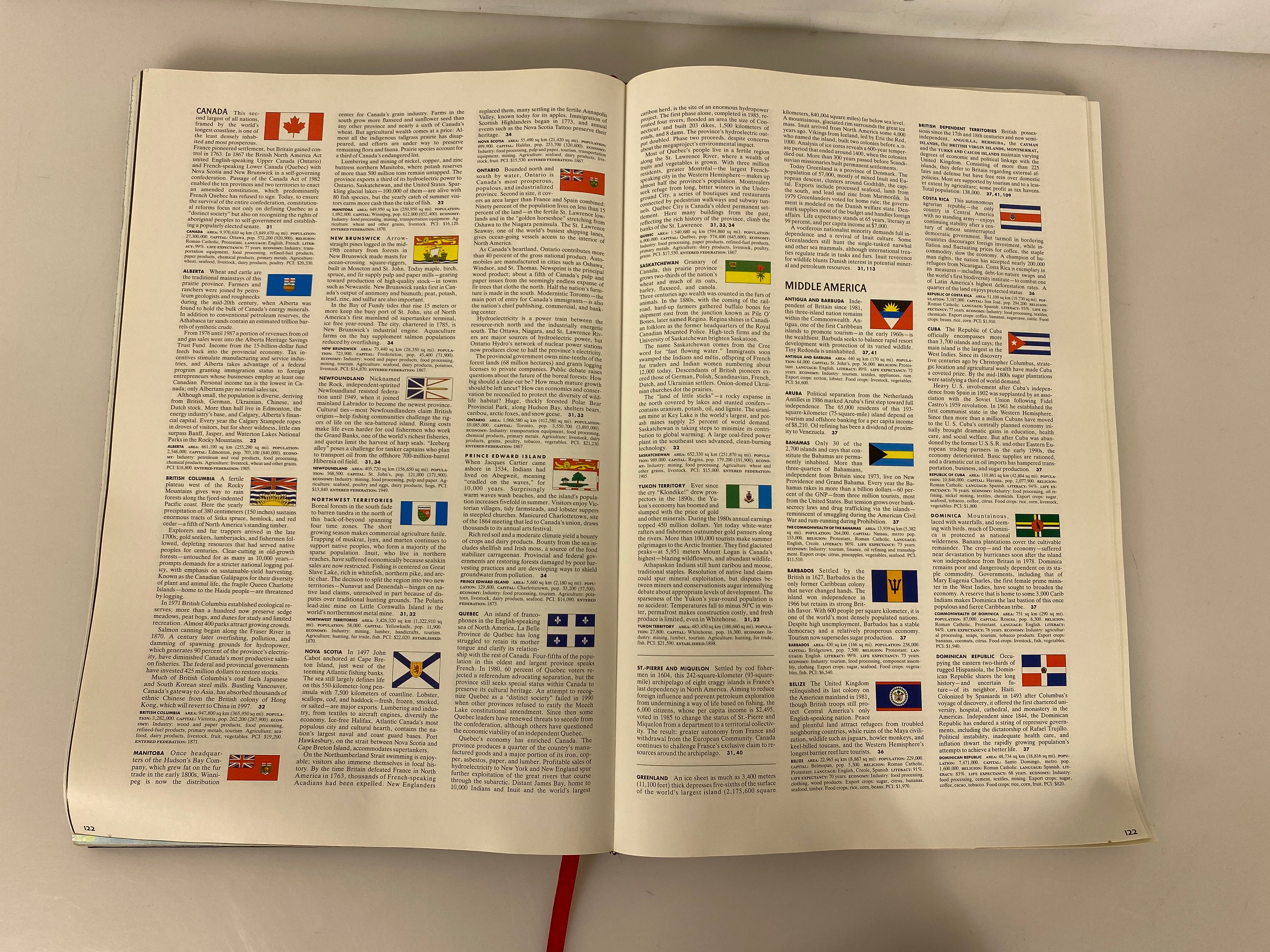 National Geographic Atlas of the World 6th Ed. 1992 HC