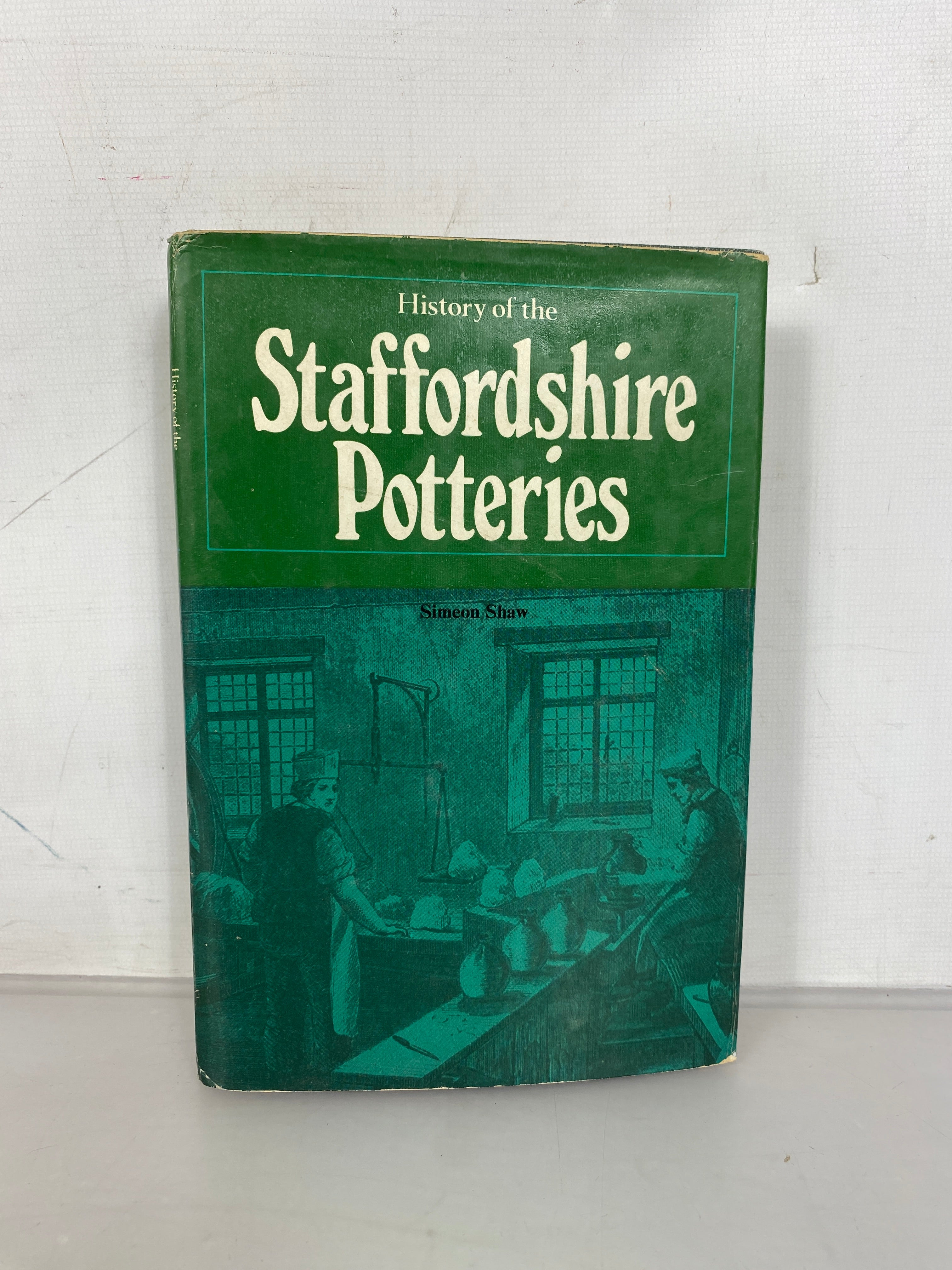 Lot of 2 Staffordshire Pottery Books 1966-1970 HC DJ