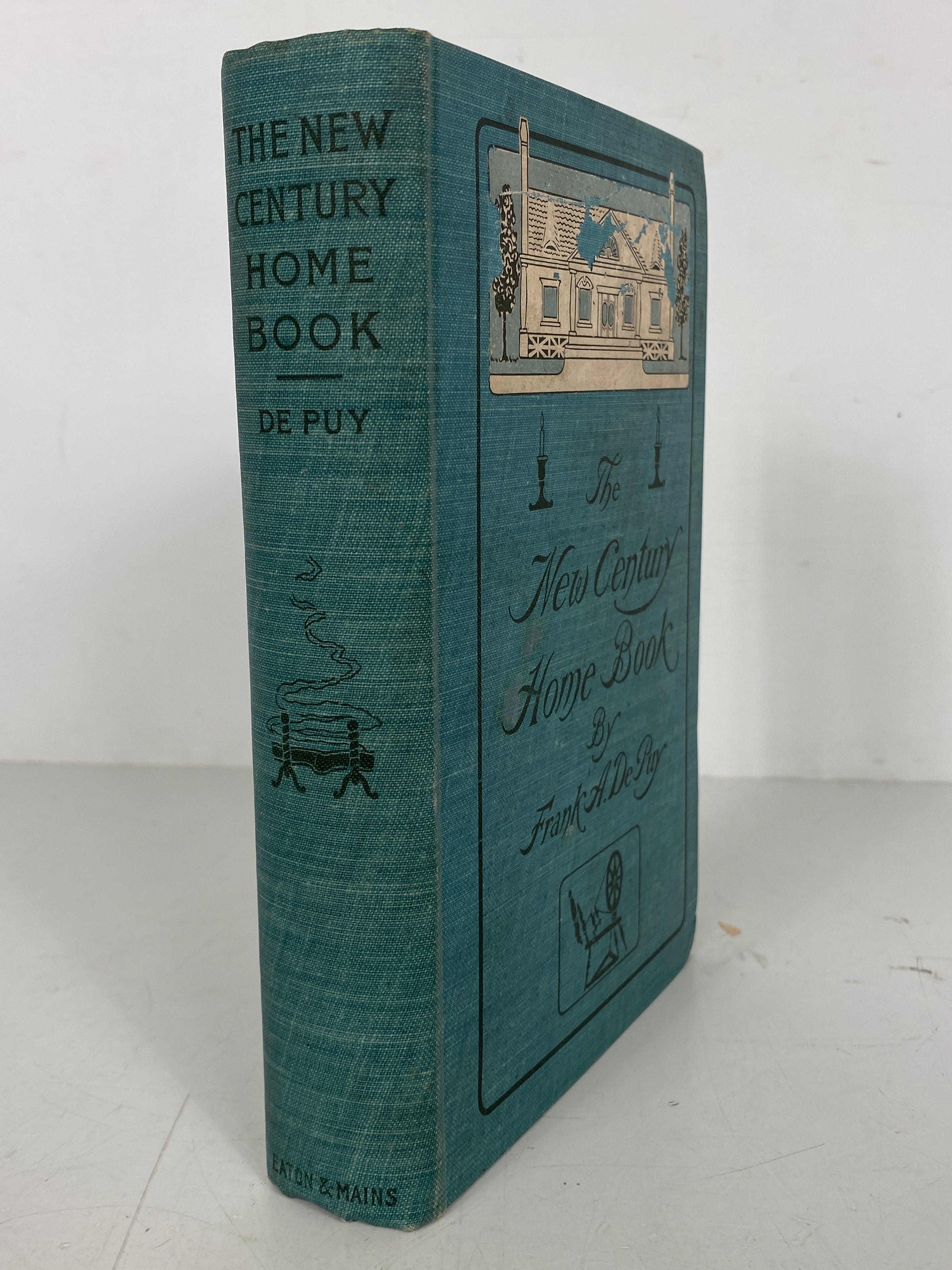 The New Century Home Book by Frank A. DePuy 1900 Antique HC