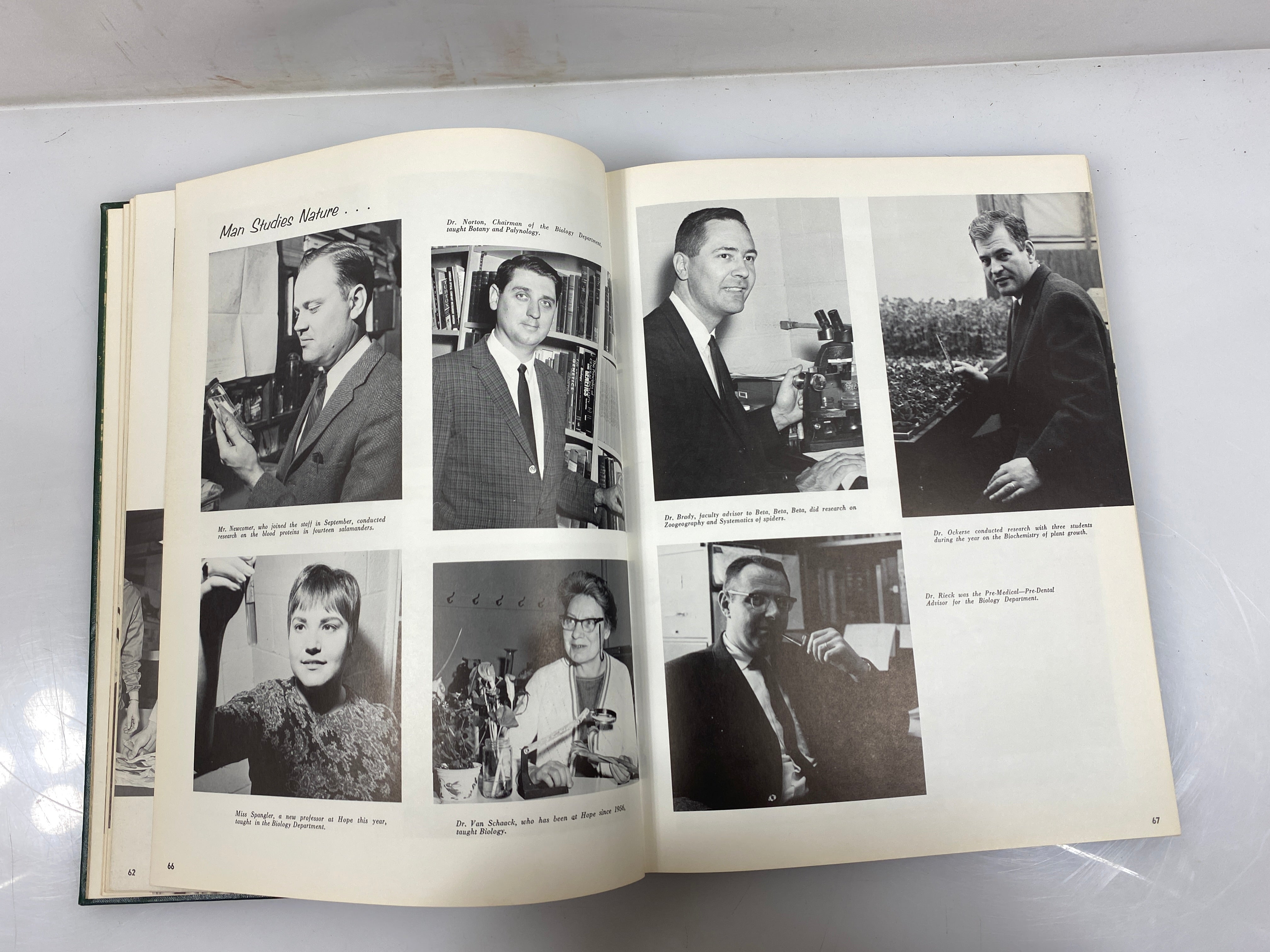 1968 "Milestone" Hope College Yearbook Holland Michigan HC