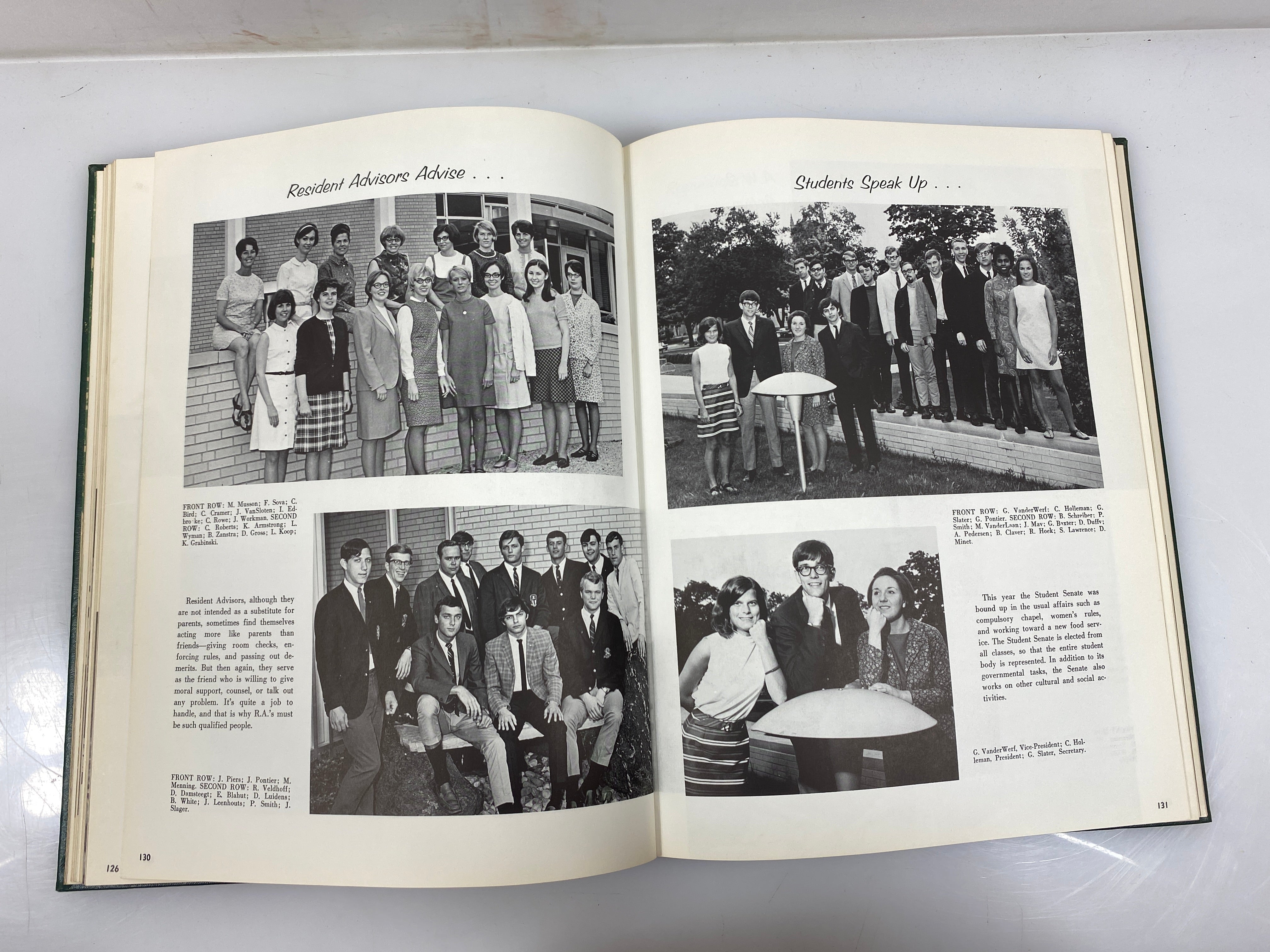 1968 "Milestone" Hope College Yearbook Holland Michigan HC