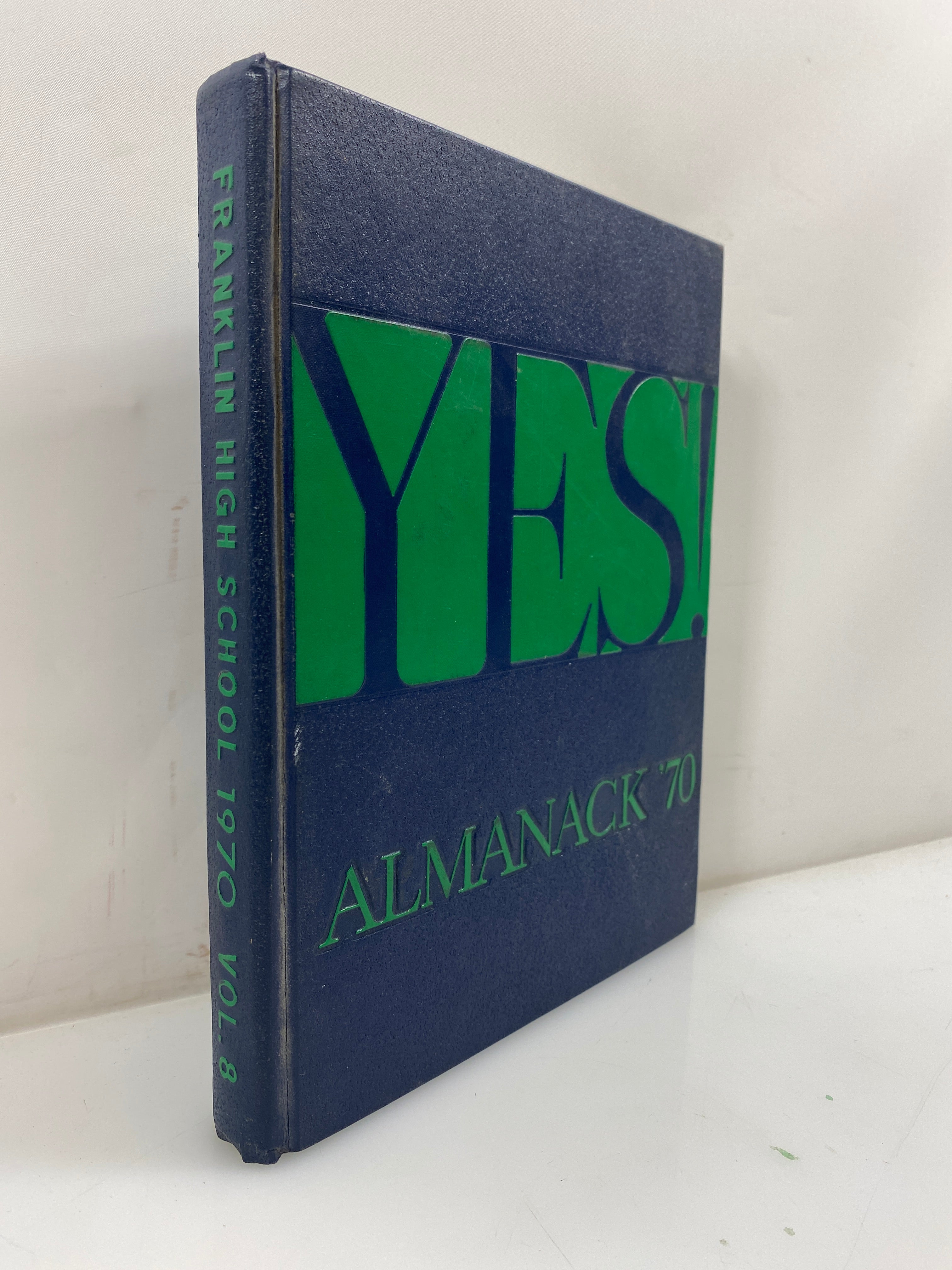 1970 "Almanack" Franklin High School Yearbook Livonia Michigan HC