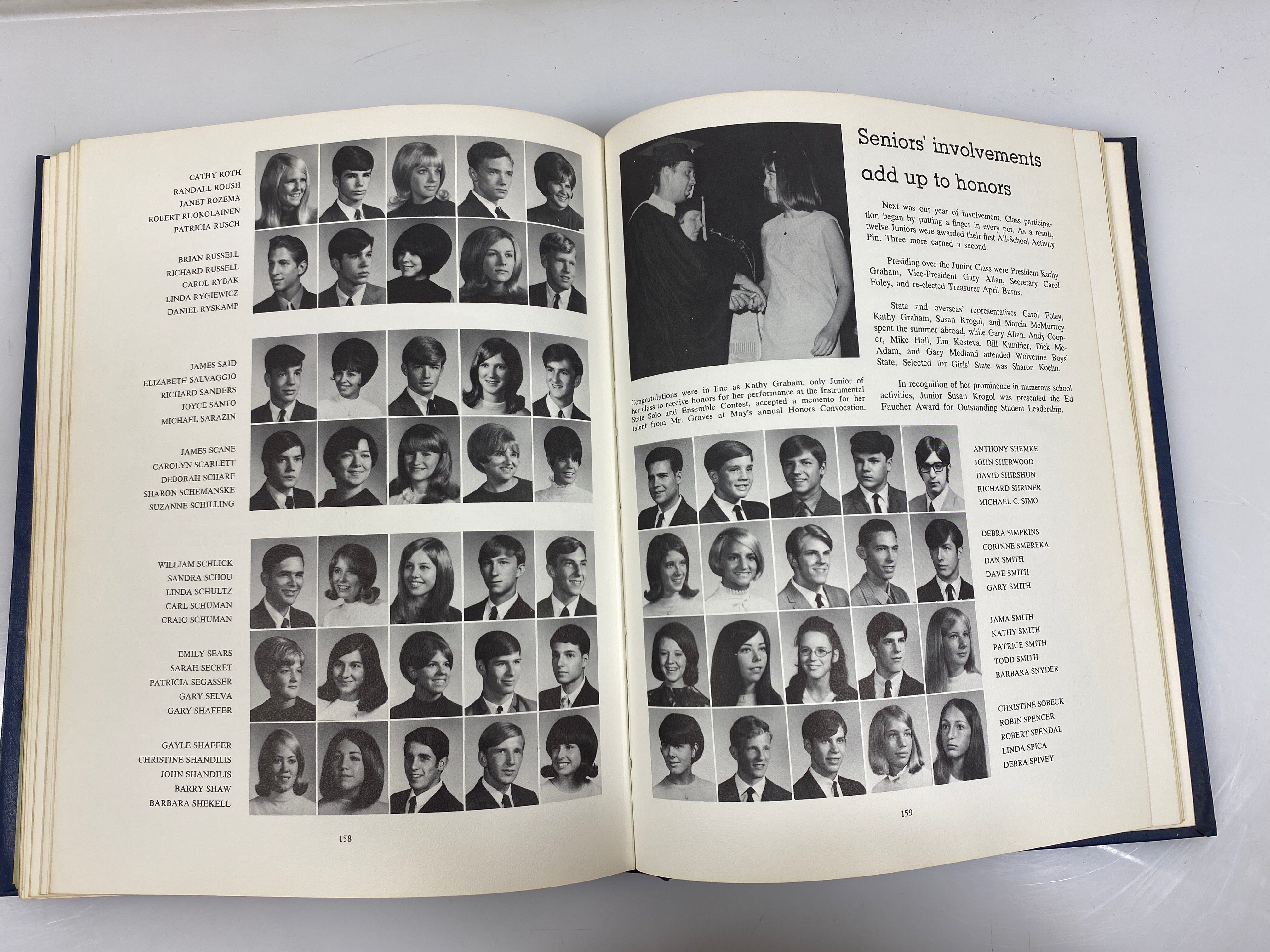1970 "Almanack" Franklin High School Yearbook Livonia Michigan HC