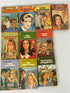 LOT OF 10 Harlequin Romance Red Edge 1960's-80's SC