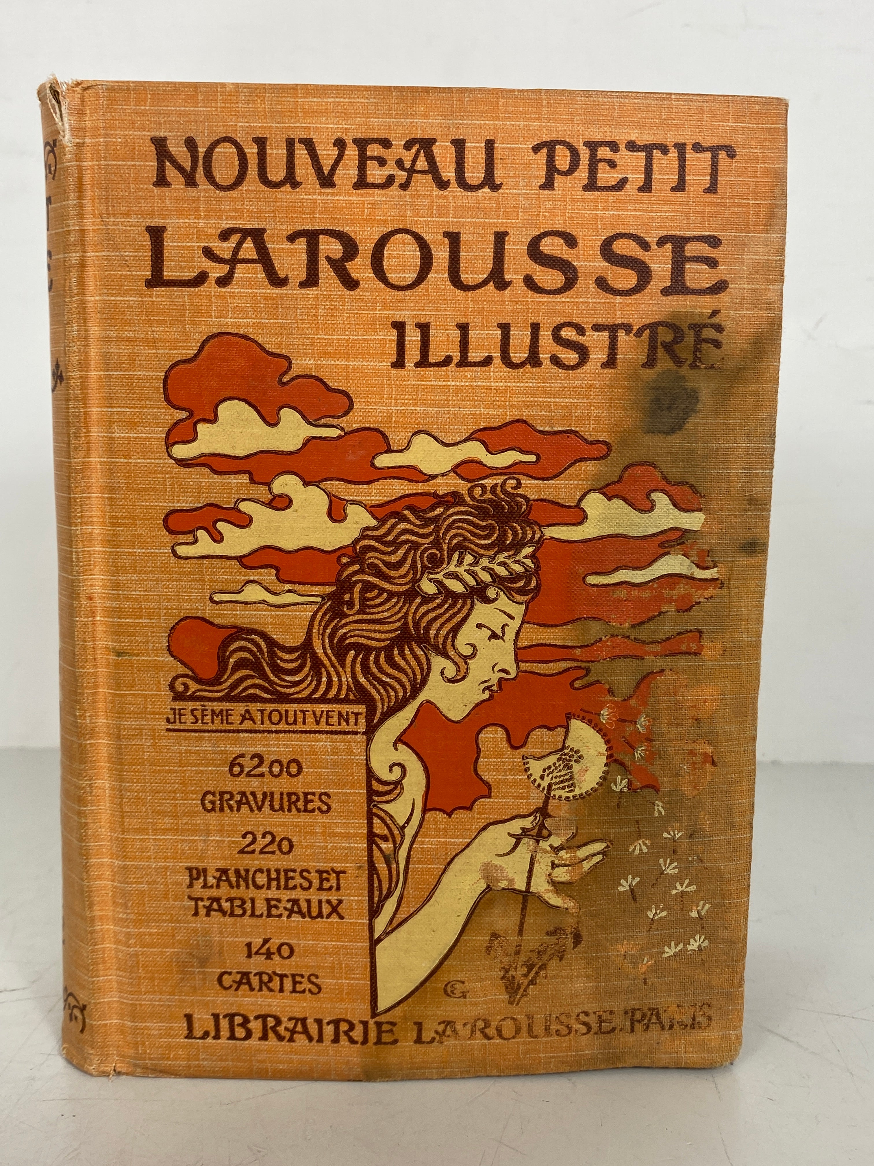 Nouveau Petit Larousse Illustre by Claude Auge 1928 Vintage HC