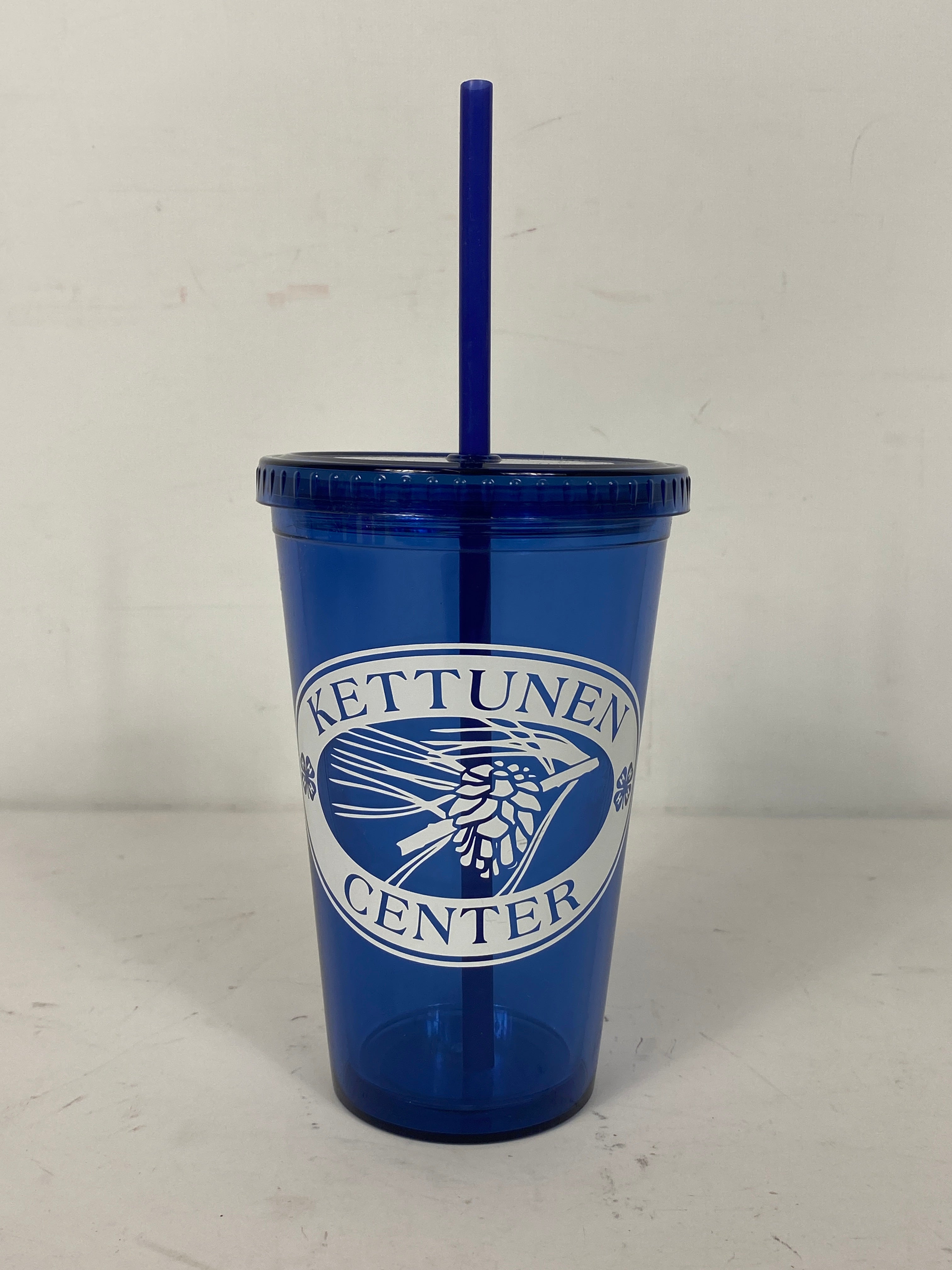 Blue Kettunen Center 16 oz Acrylic Cup with Lid