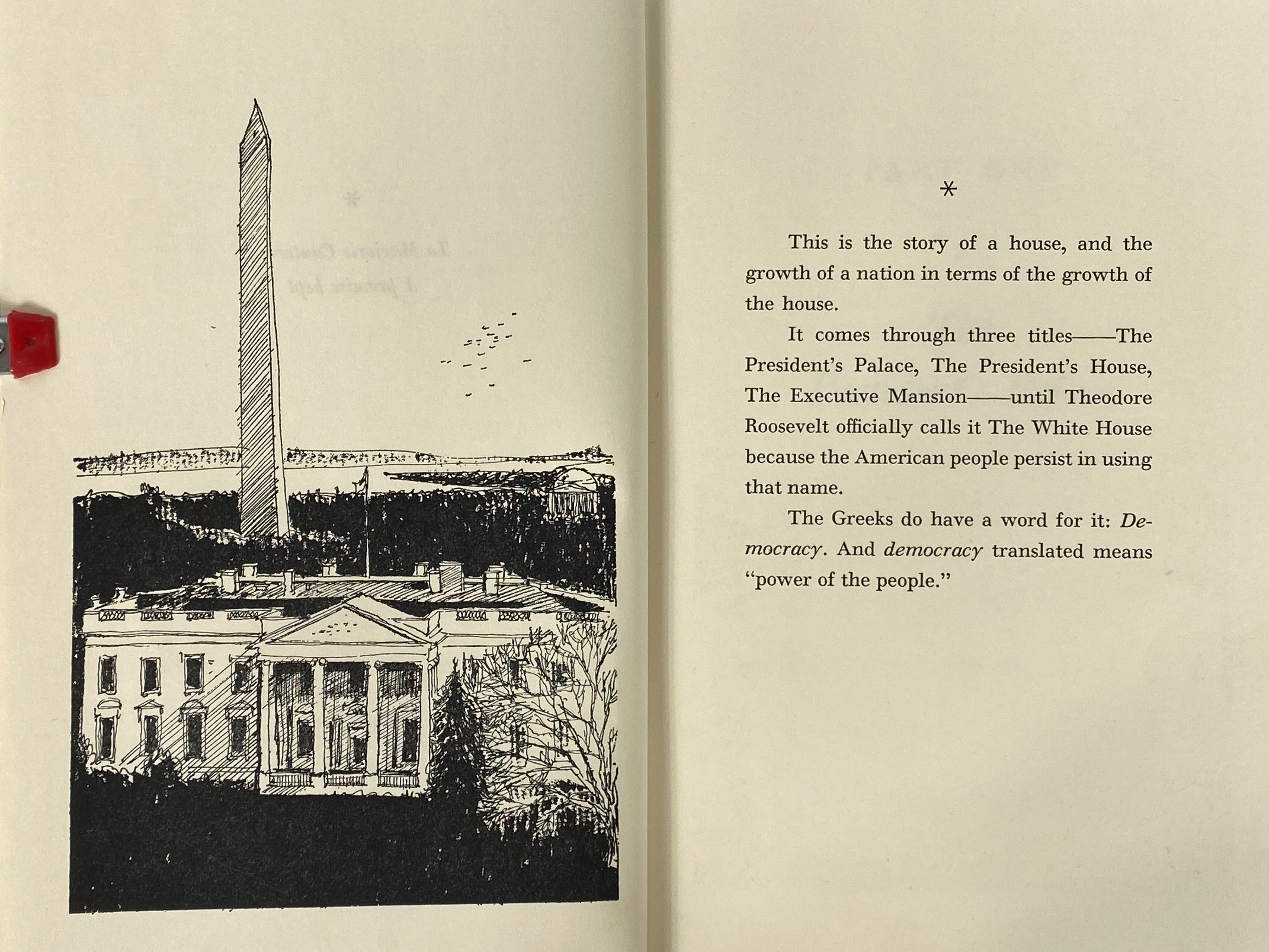 The White House Saga by Nanette Kutner 1962 First Edition HC Ex-Library