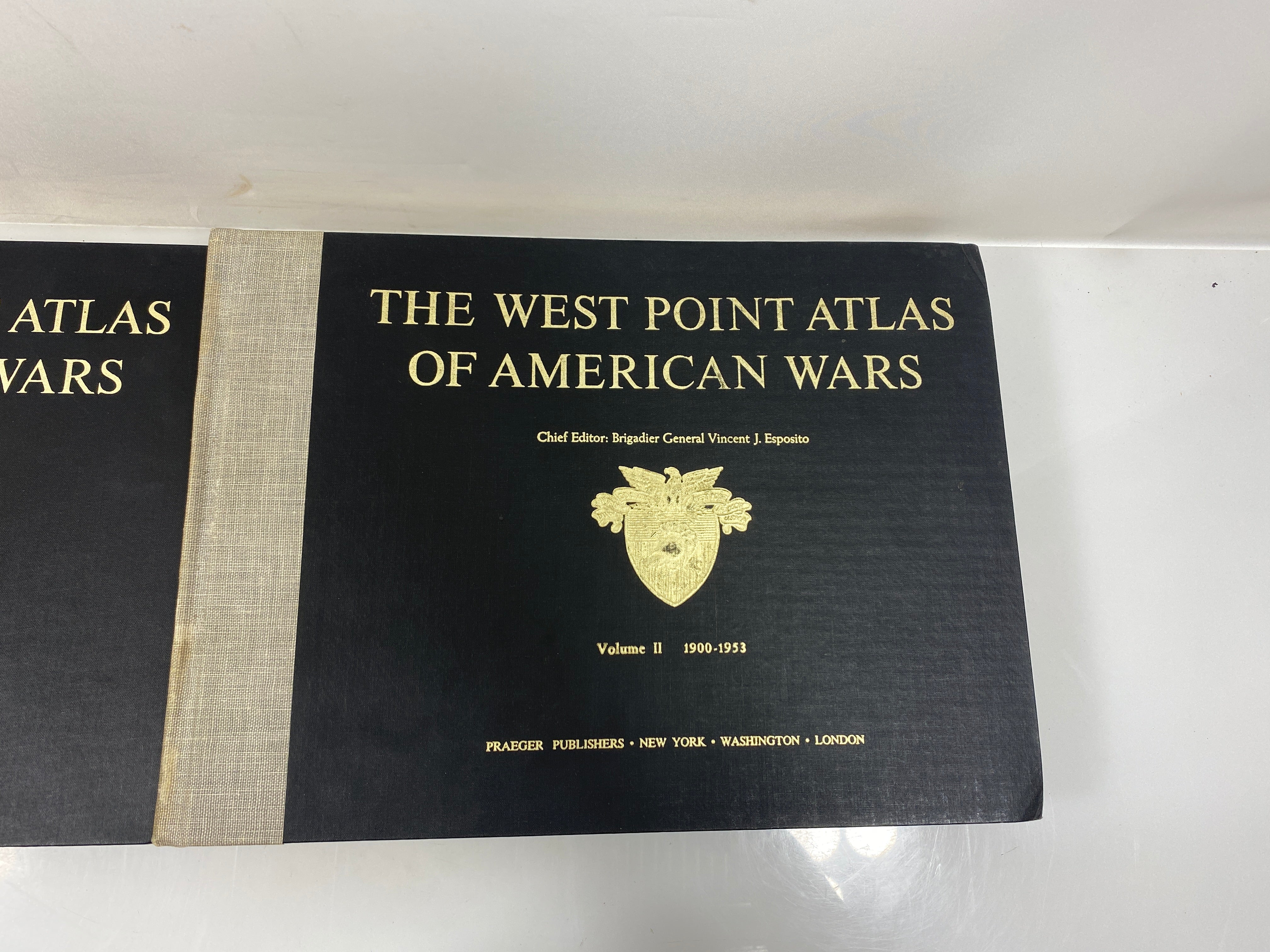 Set of 2: The West Point Atlas of American Wars 1972 5th Ed. HC