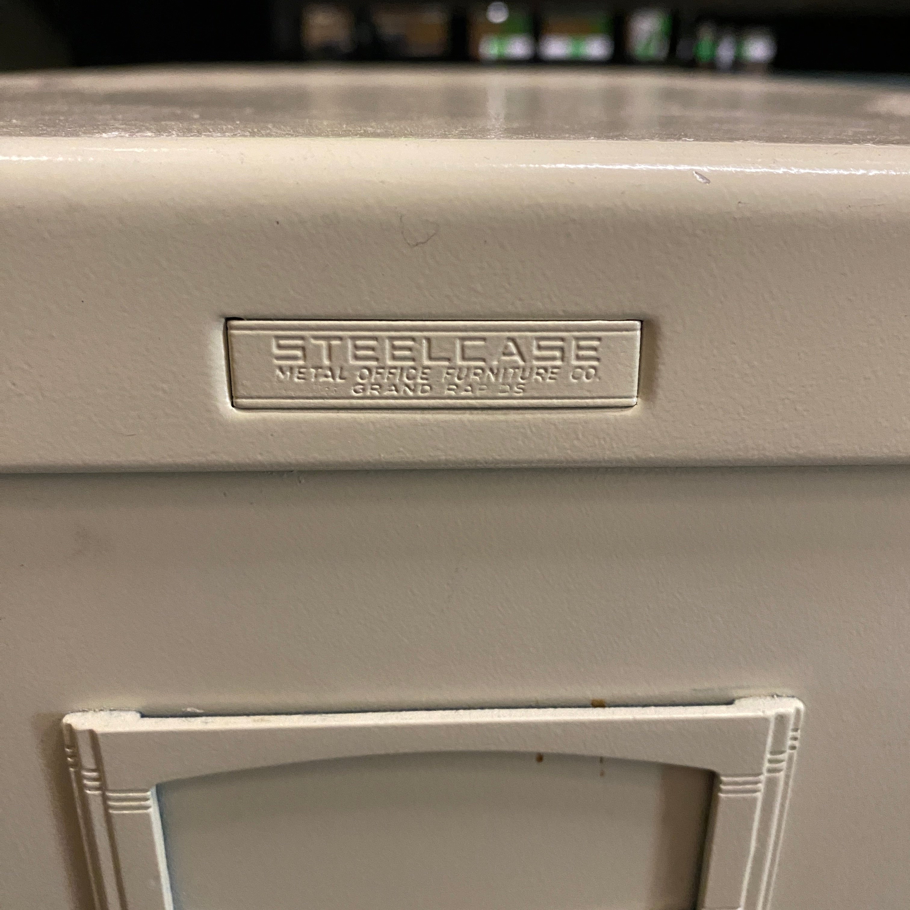 Steelcase Beige 2 Drawer File Cabinet