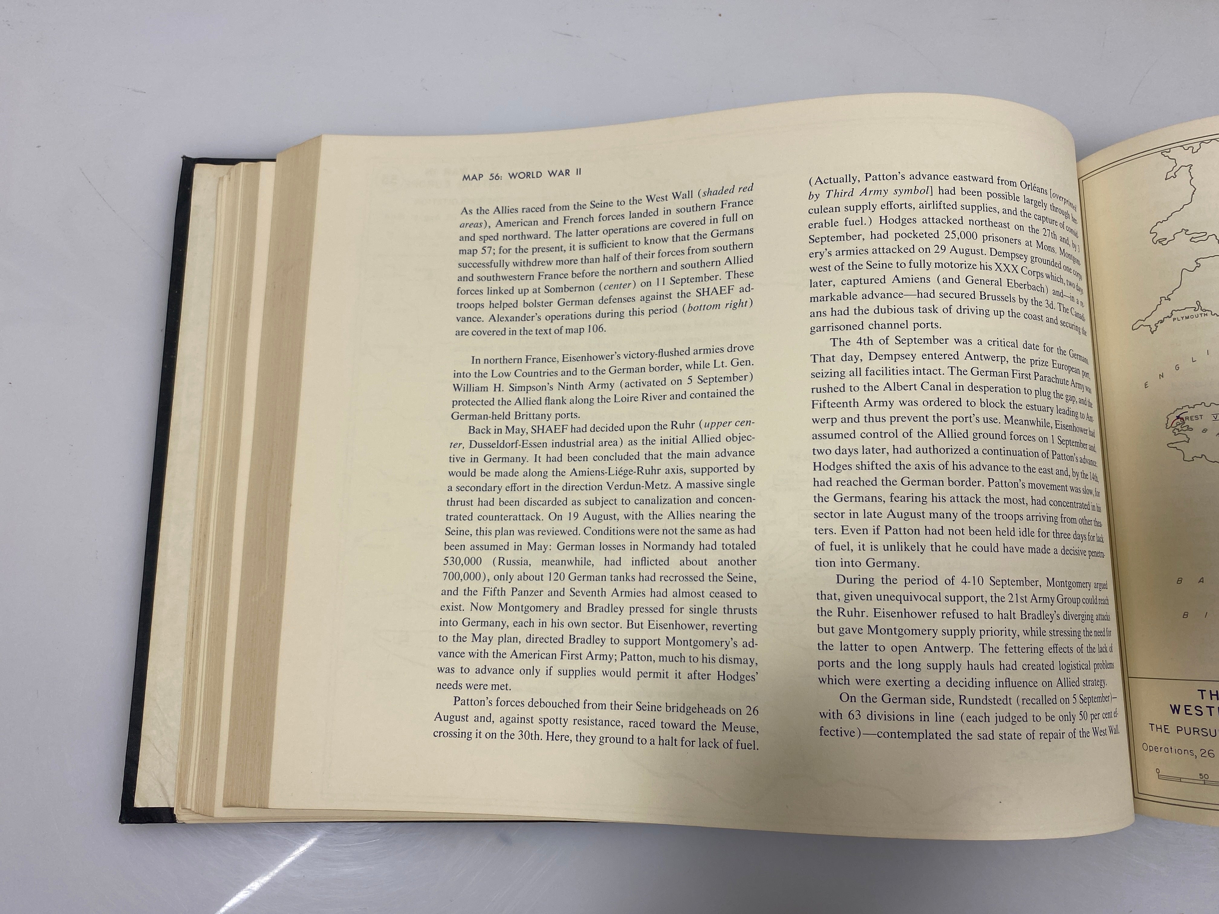 Set of 2: The West Point Atlas of American Wars 1972 5th Ed. HC