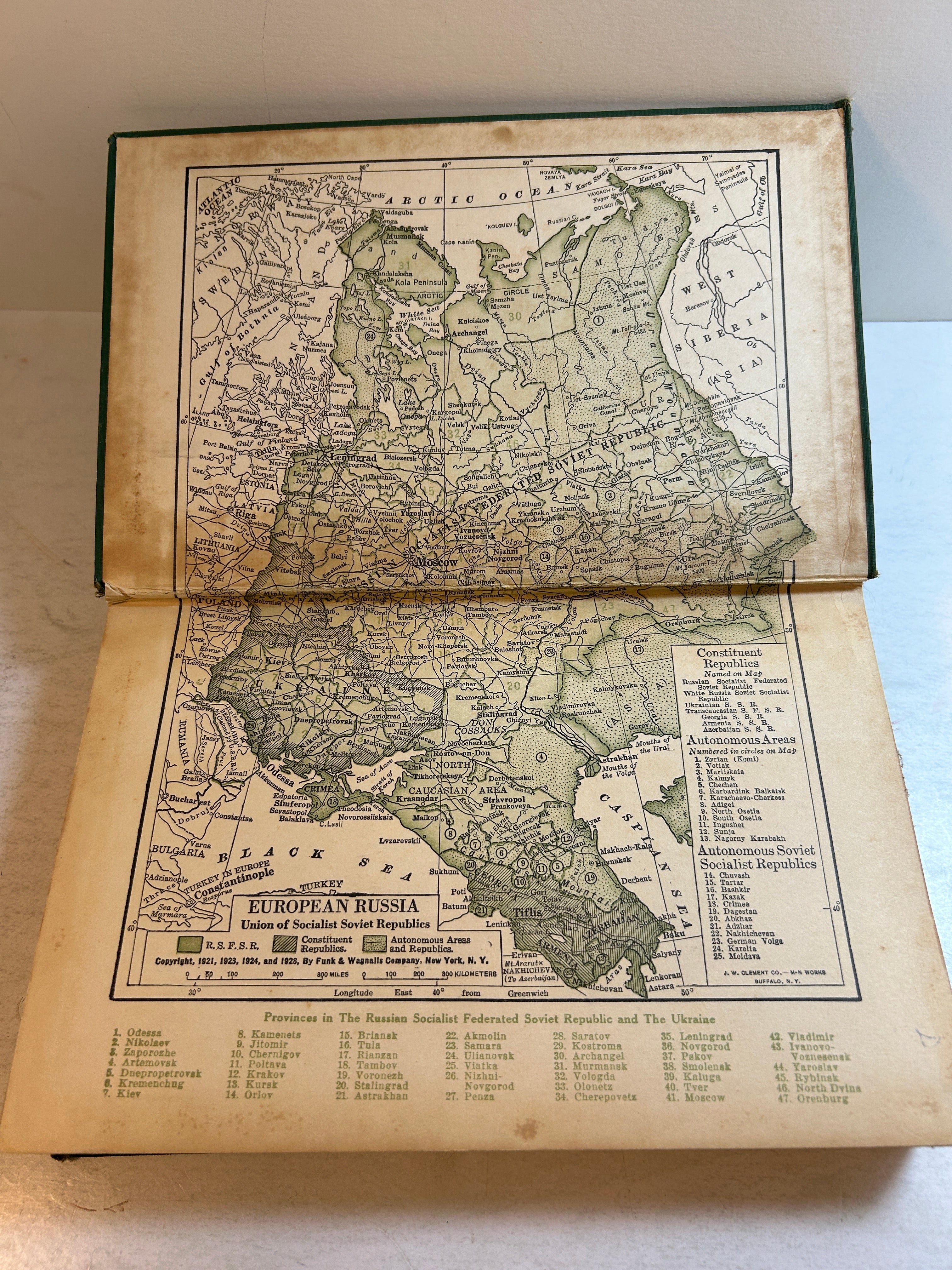 Seeing Russia by E.M. Newman Funk & Wagnalls Co 1928 HC