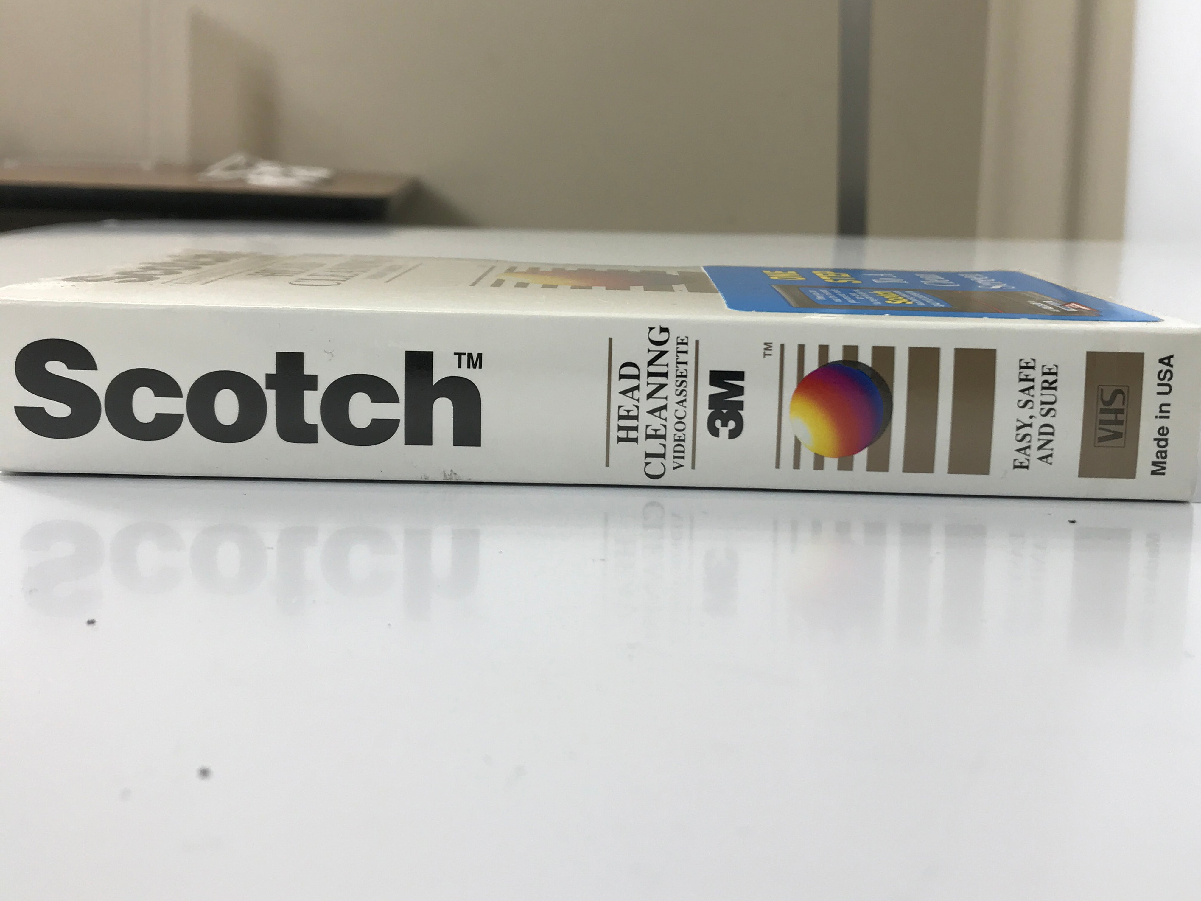 Scotch Head Cleaning Video Cassette 3M VCR *New*