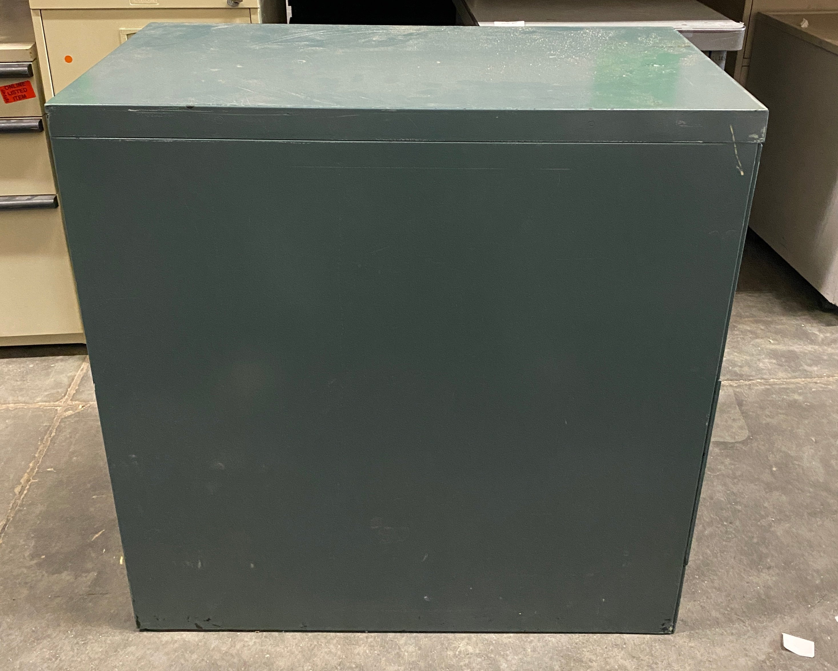 Steelcase Green 2 Drawer File Cabinet