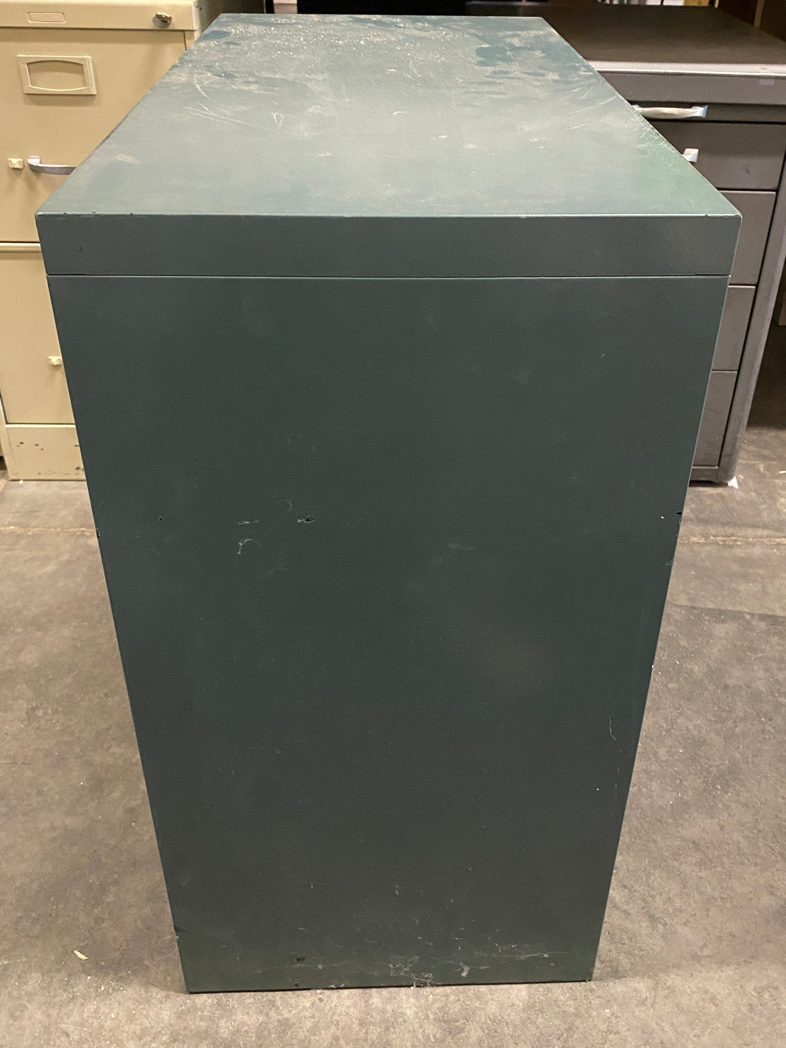 Steelcase Green 2 Drawer File Cabinet