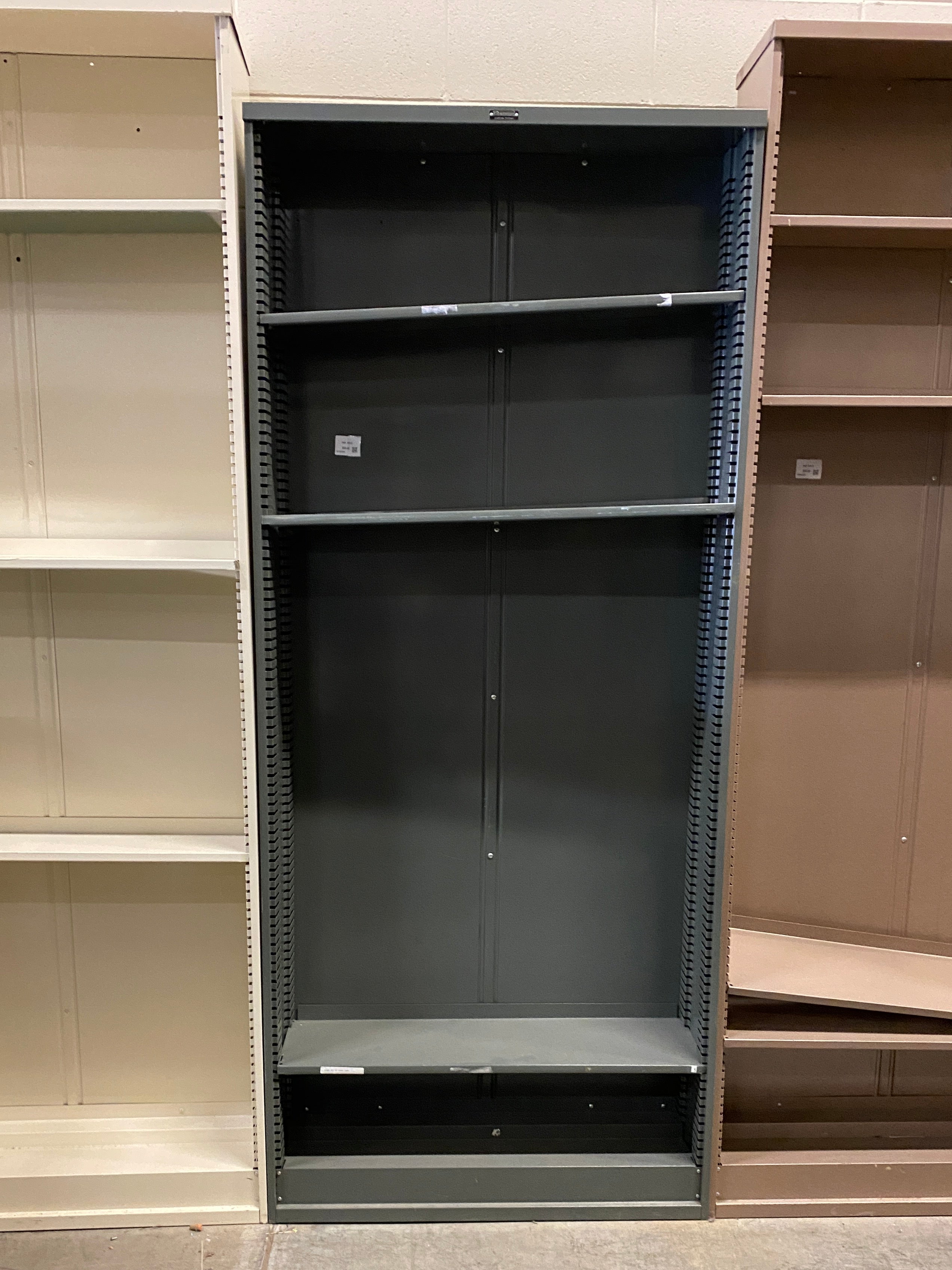 Borroughs Blue Gray Metal Shelves