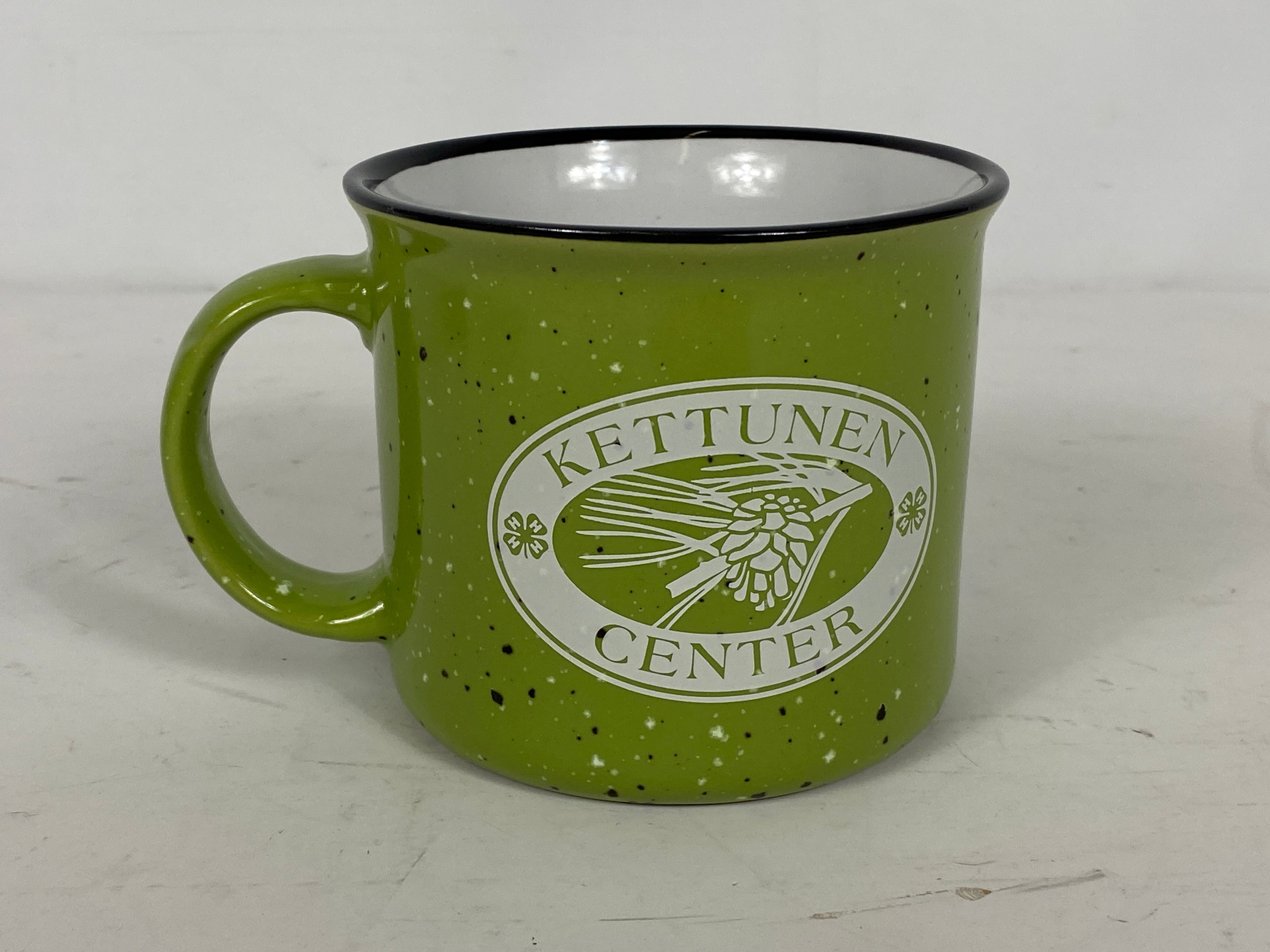 Green Speckled Kettunen Center Ceramic Coffee Mug