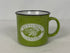 Green Speckled Kettunen Center Ceramic Coffee Mug