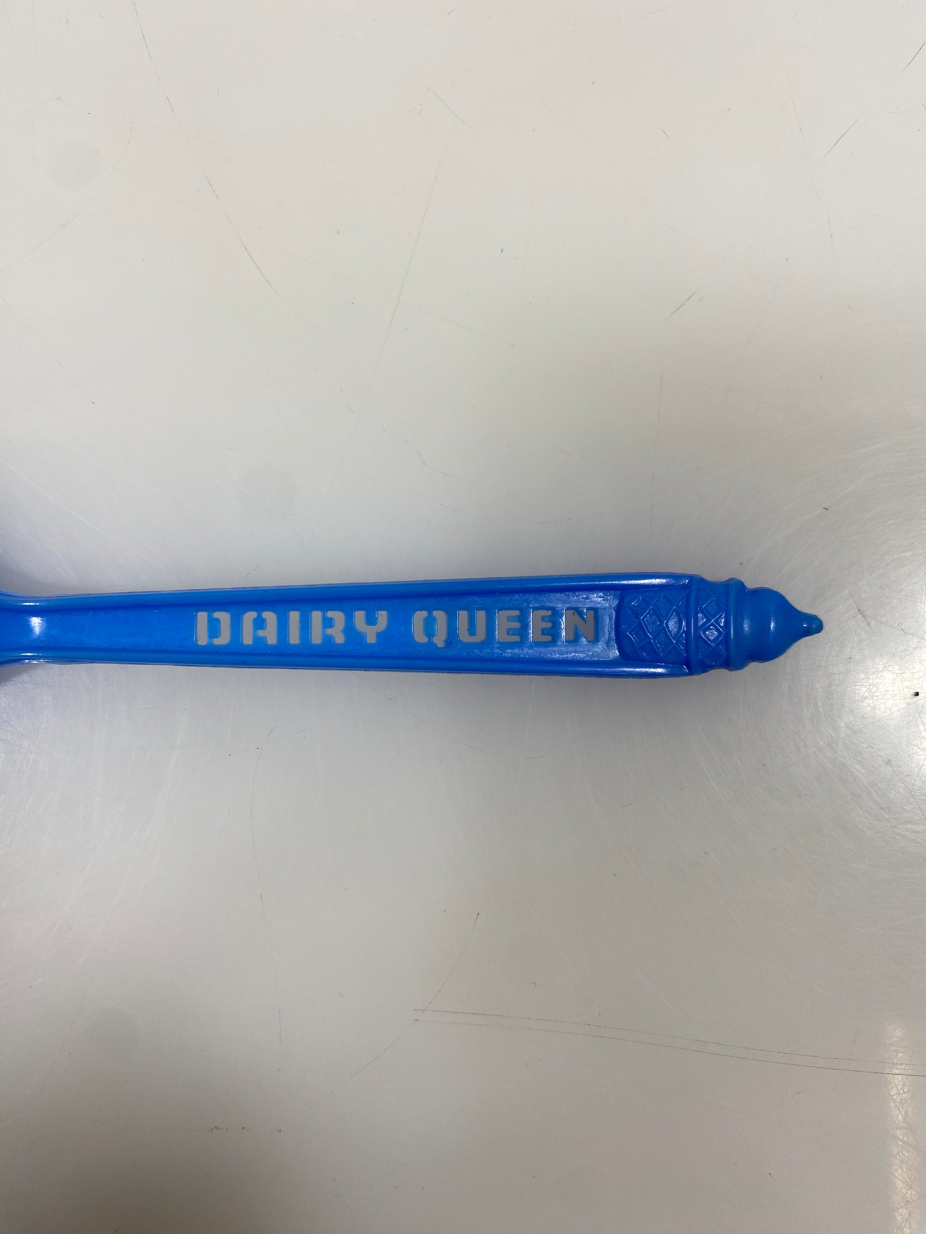 Blue Vintage Dairy Queen Spoon
