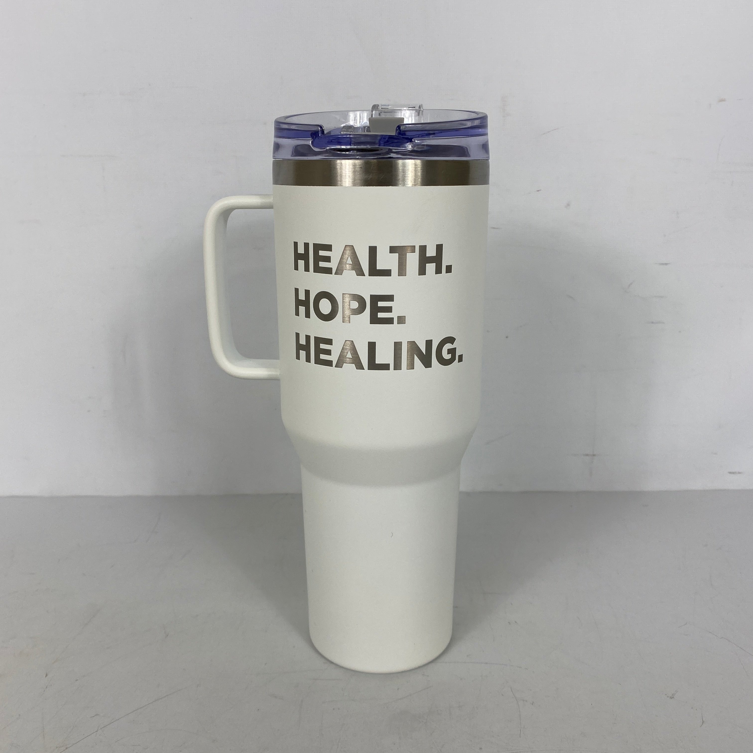 Urban Peak Michigan State University of Health Sciences #ASI89320 White and Silver Metal Tumbler